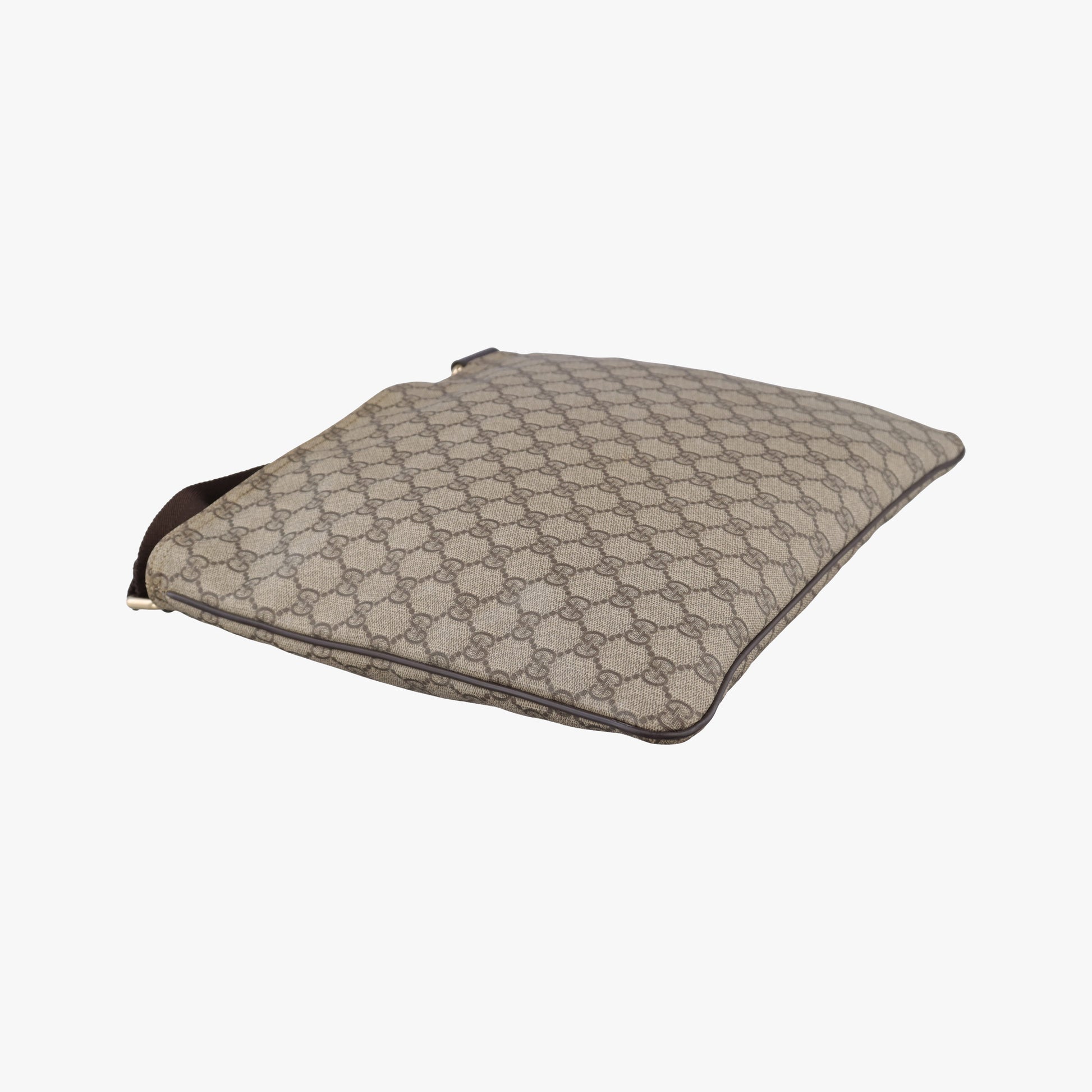GG Plus GG Supreme Beige×Brown PVC coated canvas 201446 D6121252GGプラス GGスプリーム ベージュ×ブラウン PVCコーティングキャンバス 201446 D6121252