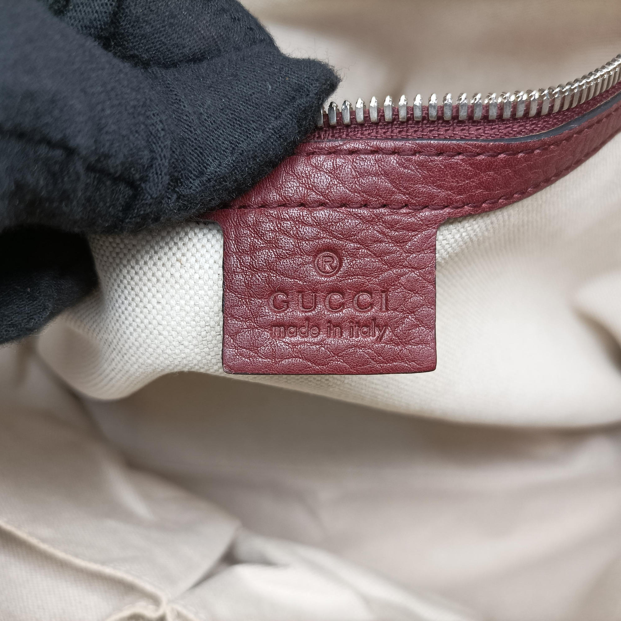 Interlocking G Soho business Burgundy Leather 322057 H014741877インターロッキングG ソーホー ビジネス ワインレッド レザー 322057 H014741877