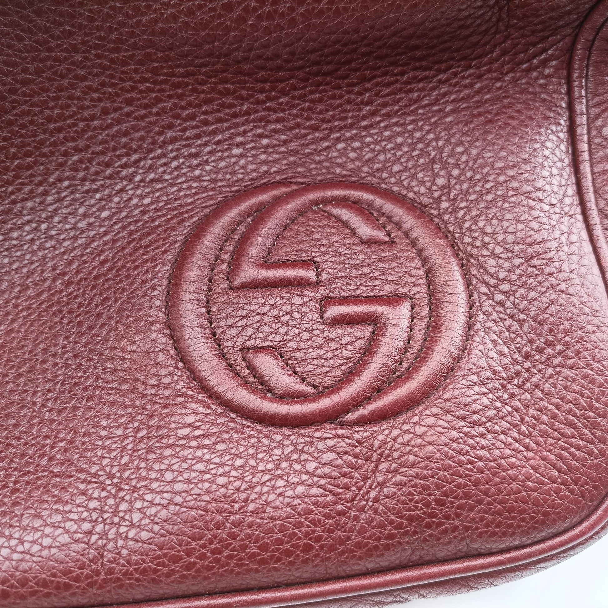 Interlocking G Soho business Burgundy Leather 322057 H014741877インターロッキングG ソーホー ビジネス ワインレッド レザー 322057 H014741877