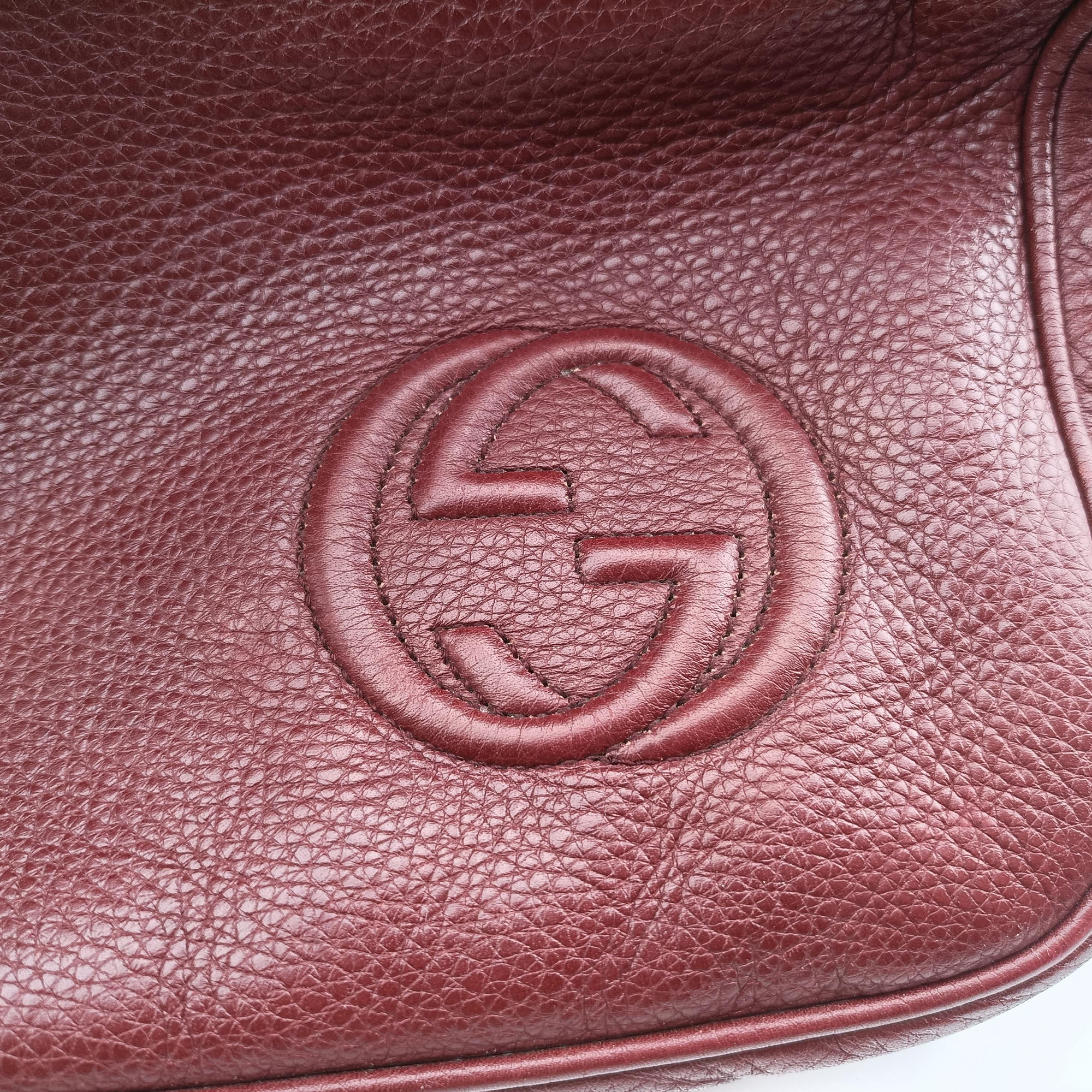 Interlocking G Soho business Burgundy Leather 322057 H014741877インターロッキングG ソーホー ビジネス ワインレッド レザー 322057 H014741877