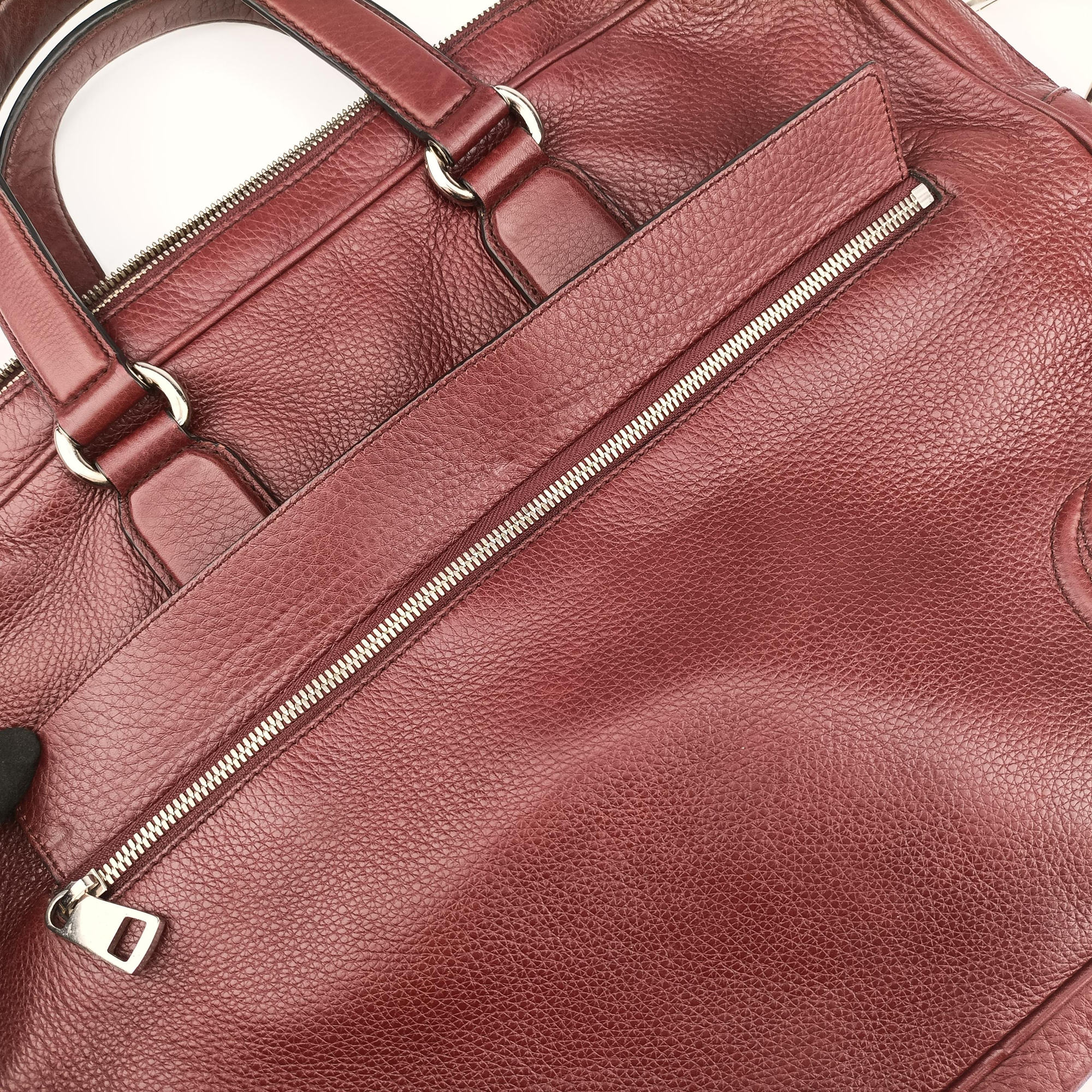 Interlocking G Soho business Burgundy Leather 322057 H014741877インターロッキングG ソーホー ビジネス ワインレッド レザー 322057 H014741877