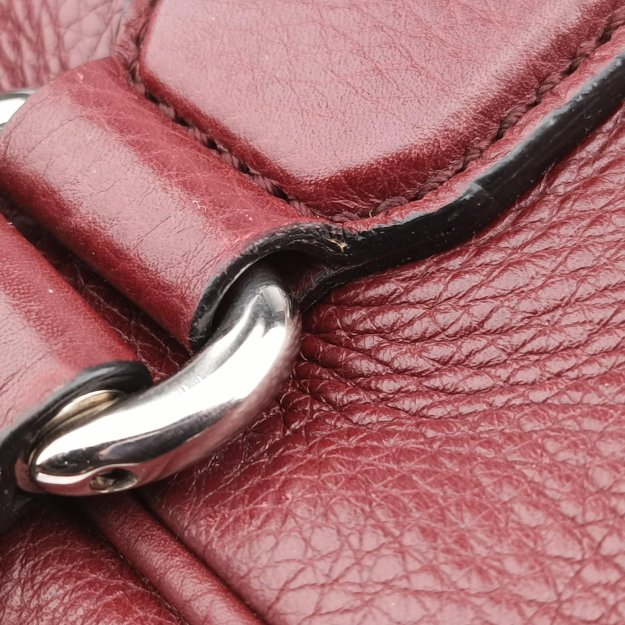 Interlocking G Soho business Burgundy Leather 322057 H014741877インターロッキングG ソーホー ビジネス ワインレッド レザー 322057 H014741877