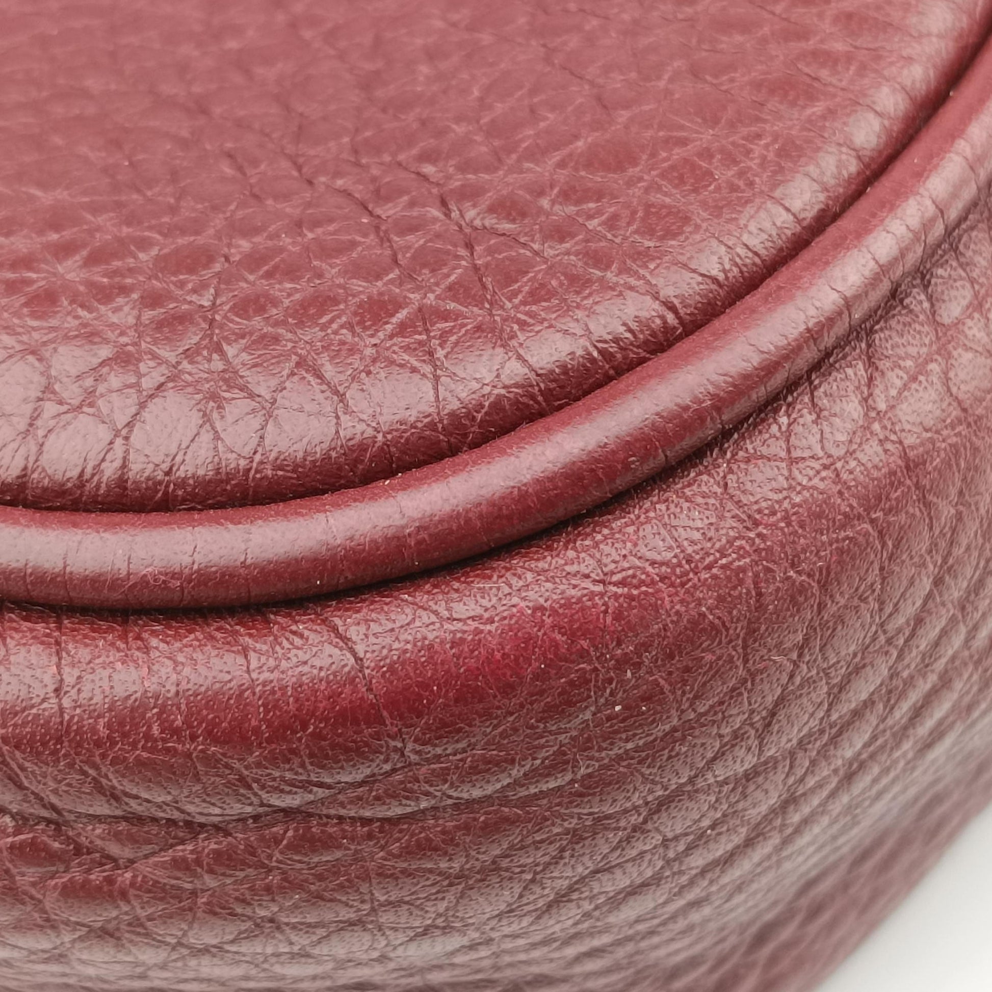 Interlocking G Soho business Burgundy Leather 322057 H014741877インターロッキングG ソーホー ビジネス ワインレッド レザー 322057 H014741877
