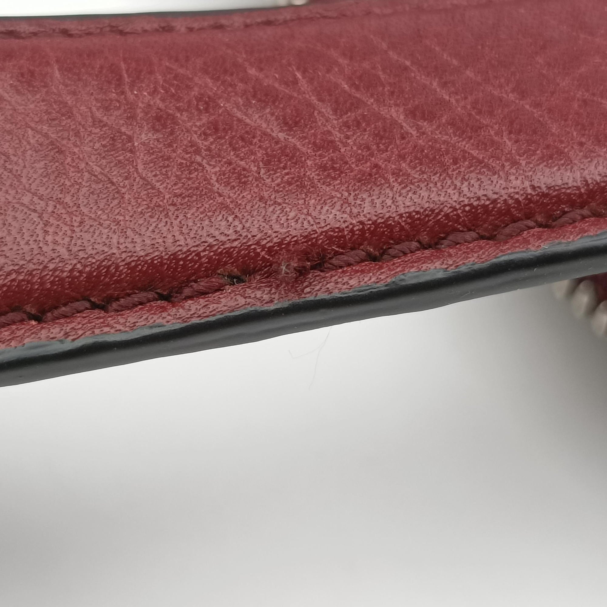 Interlocking G Soho business Burgundy Leather 322057 H014741877インターロッキングG ソーホー ビジネス ワインレッド レザー 322057 H014741877