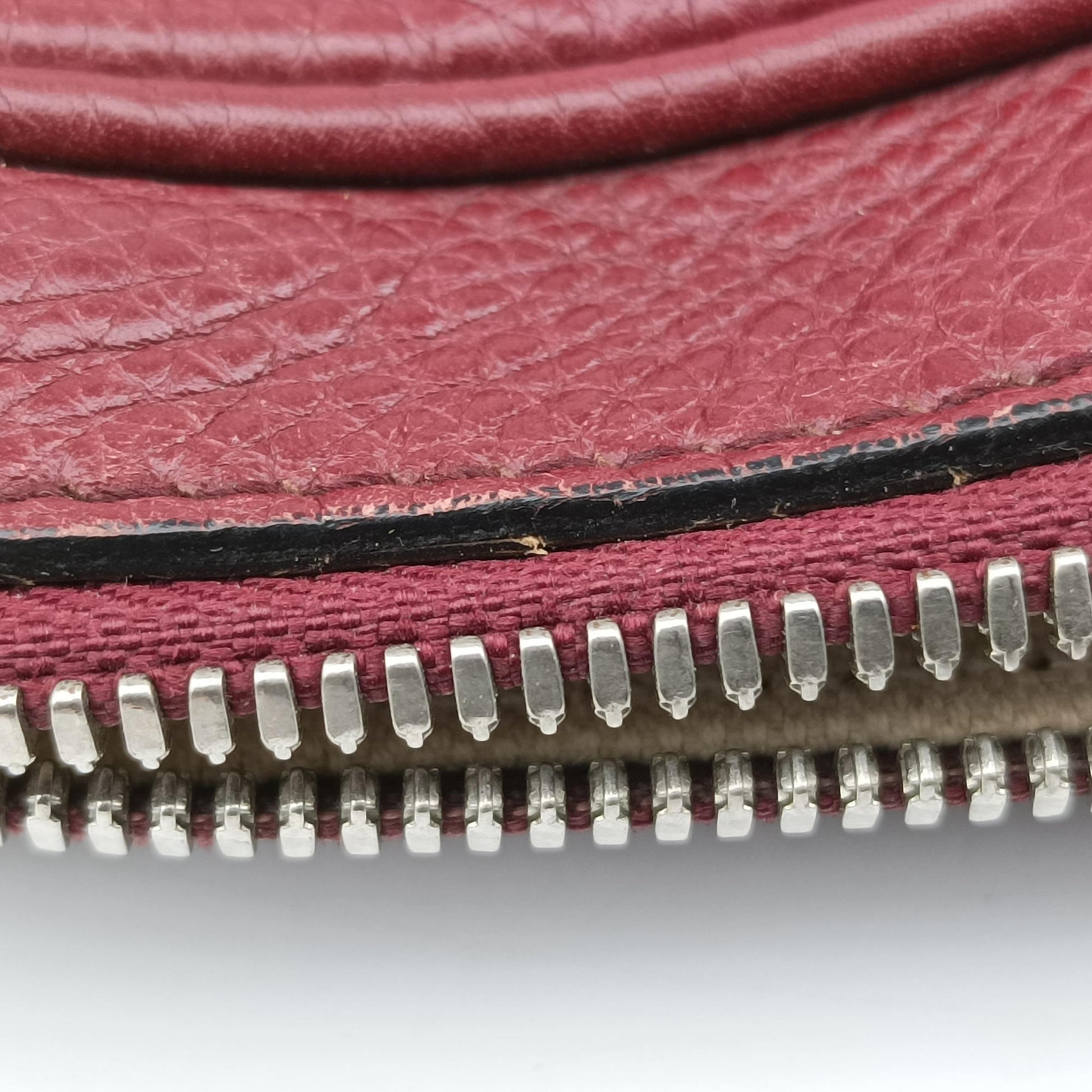 Interlocking G Soho business Burgundy Leather 322057 H014741877インターロッキングG ソーホー ビジネス ワインレッド レザー 322057 H014741877