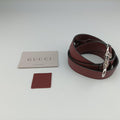 Interlocking G Soho business Burgundy Leather 322057 H014741877インターロッキングG ソーホー ビジネス ワインレッド レザー 322057 H014741877