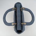 Lady Dior Navy Jacquard 50-MA-0270レディディオール ネイビー ジャガード 50-MA-0270