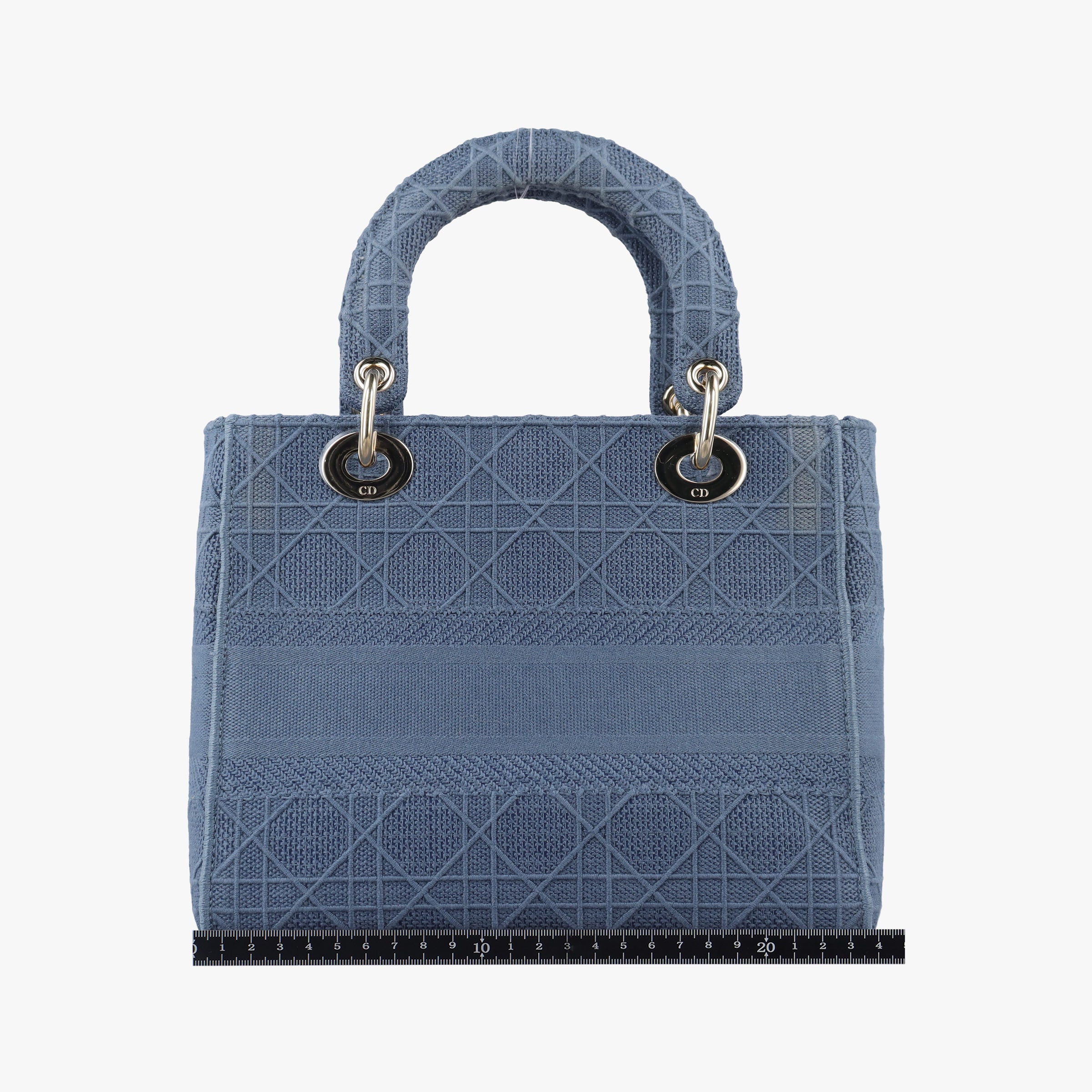 Lady Dior Navy Jacquard 50-MA-0270レディディオール ネイビー ジャガード 50-MA-0270