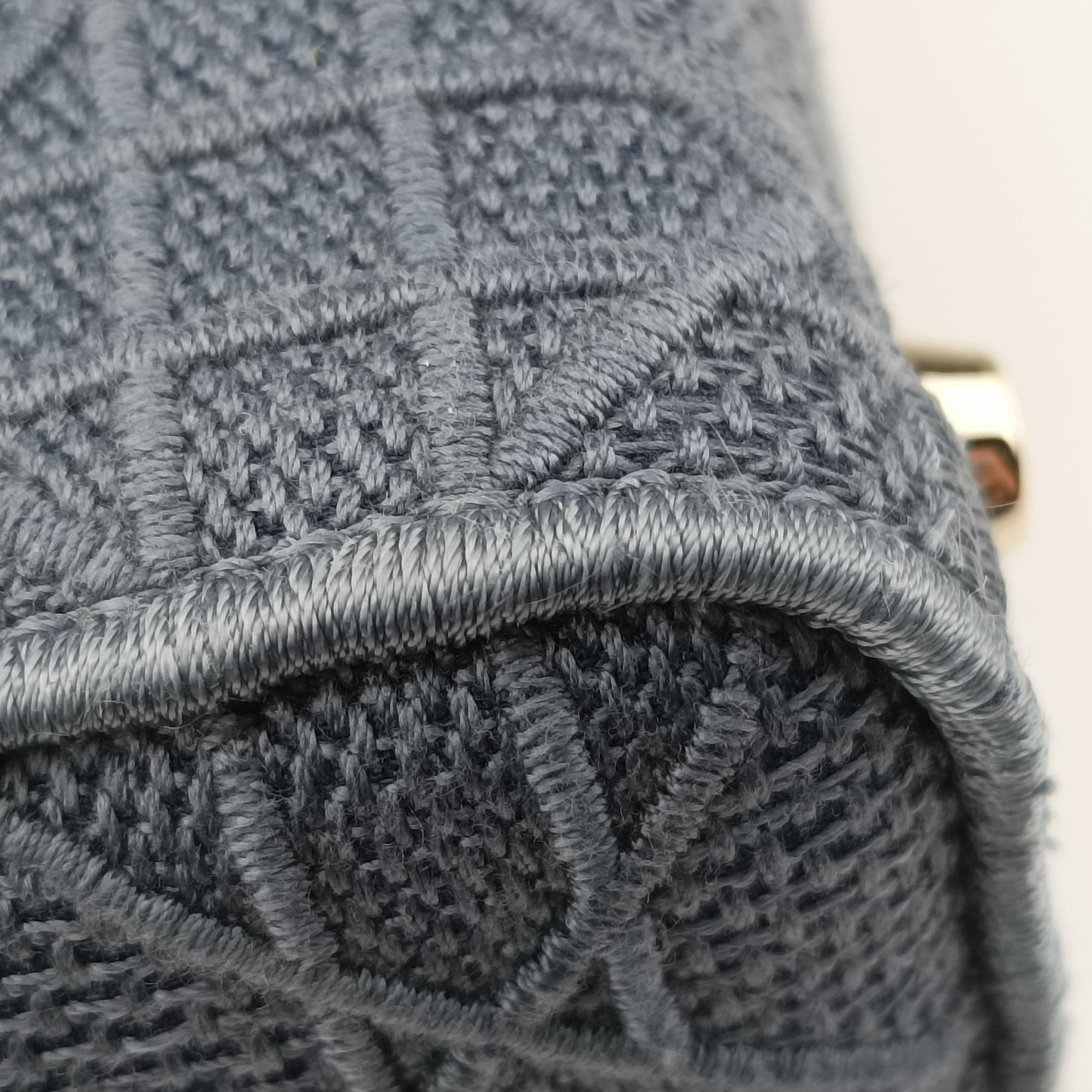 Lady Dior Navy Jacquard 50-MA-0270レディディオール ネイビー ジャガード 50-MA-0270