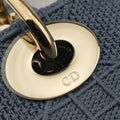 Lady Dior Navy Jacquard 50-MA-0270レディディオール ネイビー ジャガード 50-MA-0270