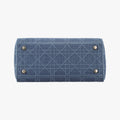 Lady Dior Navy Jacquard 50-MA-0270レディディオール ネイビー ジャガード 50-MA-0270