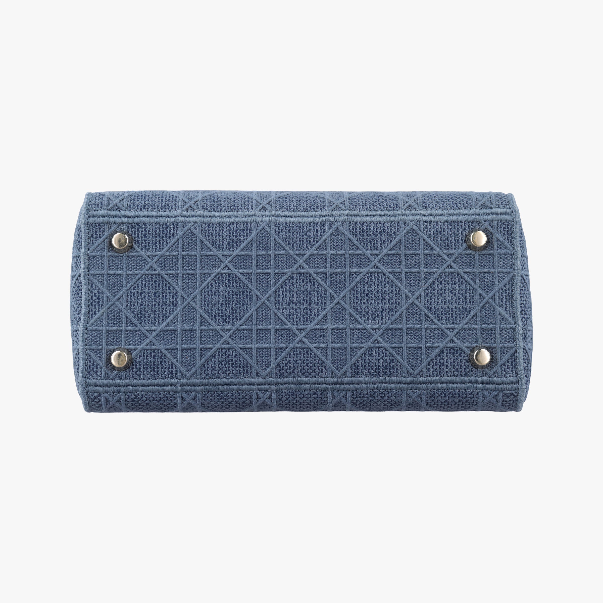 Lady Dior Navy Jacquard 50-MA-0270レディディオール ネイビー ジャガード 50-MA-0270