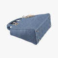 Lady Dior Navy Jacquard 50-MA-0270レディディオール ネイビー ジャガード 50-MA-0270