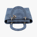 Lady Dior Navy Jacquard 50-MA-0270レディディオール ネイビー ジャガード 50-MA-0270