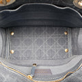Lady Dior Navy Jacquard 50-MA-0270レディディオール ネイビー ジャガード 50-MA-0270