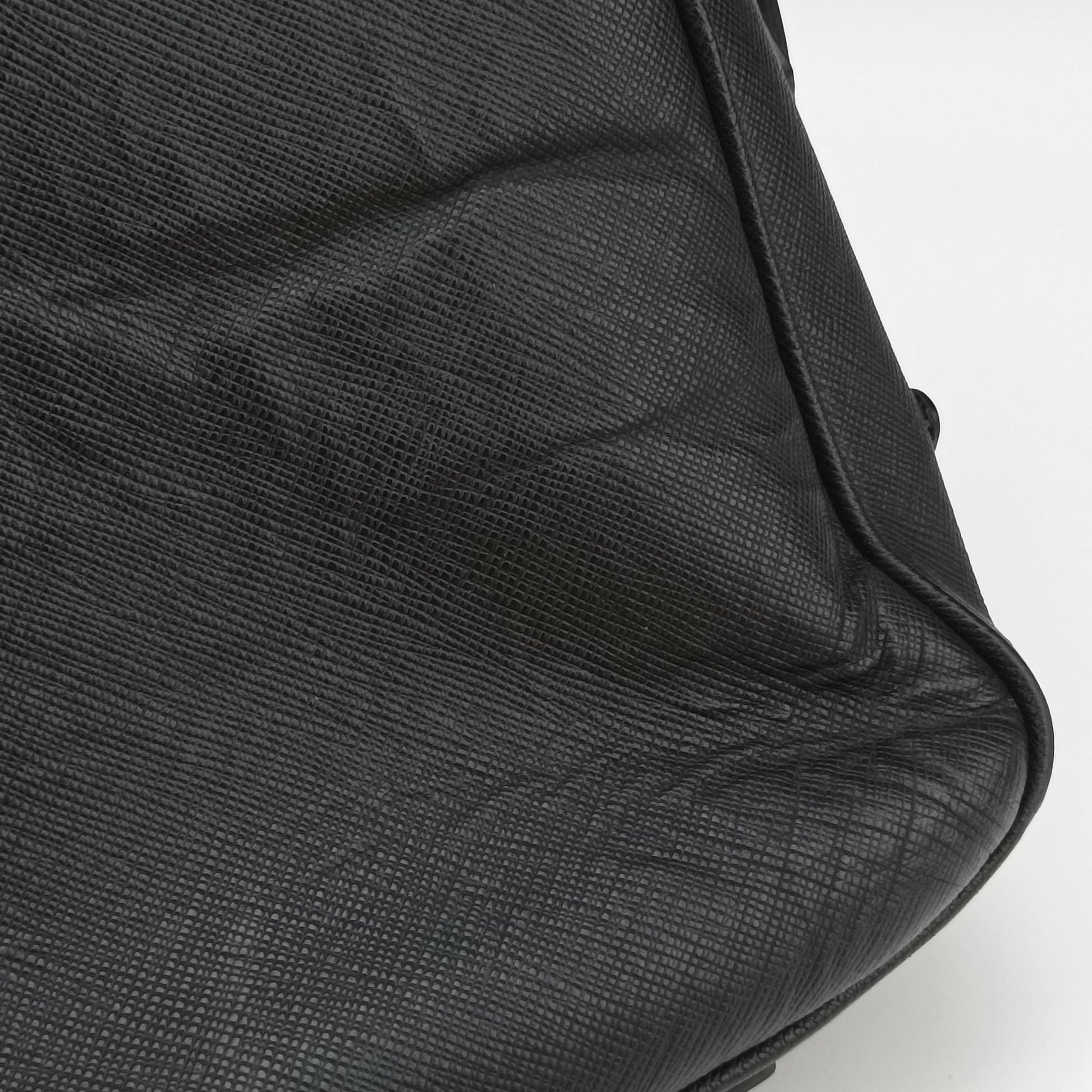 business bag briefcase Black SAFFIANO Leather 2VE363 58/F 173ビジネスバッグ ブリーフケース ブラック サフィアーノレザー 2VE363 58/F 173