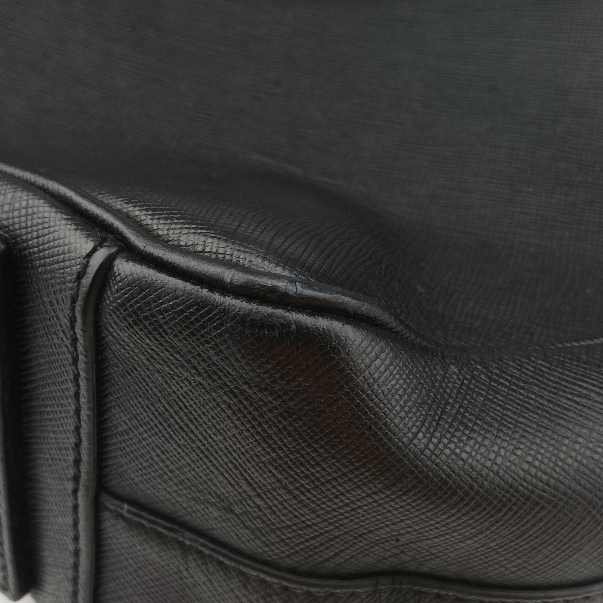 business bag briefcase Black SAFFIANO Leather 2VE363 58/F 173ビジネスバッグ ブリーフケース ブラック サフィアーノレザー 2VE363 58/F 173
