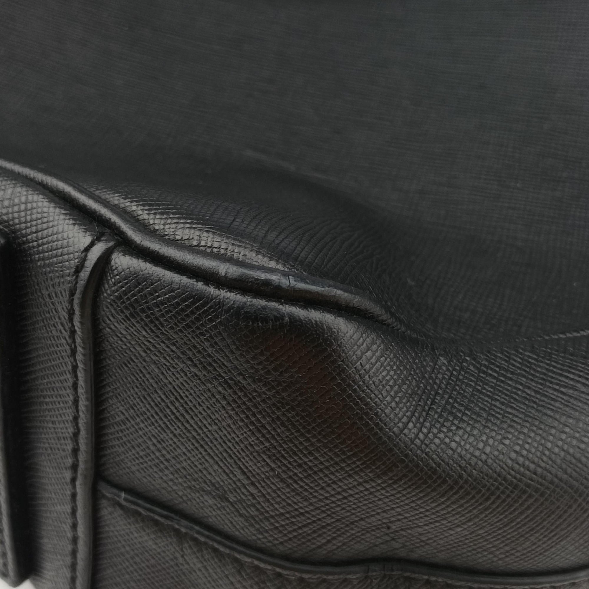 business bag briefcase Black SAFFIANO Leather 2VE363 58/F 173ビジネスバッグ ブリーフケース ブラック サフィアーノレザー 2VE363 58/F 173