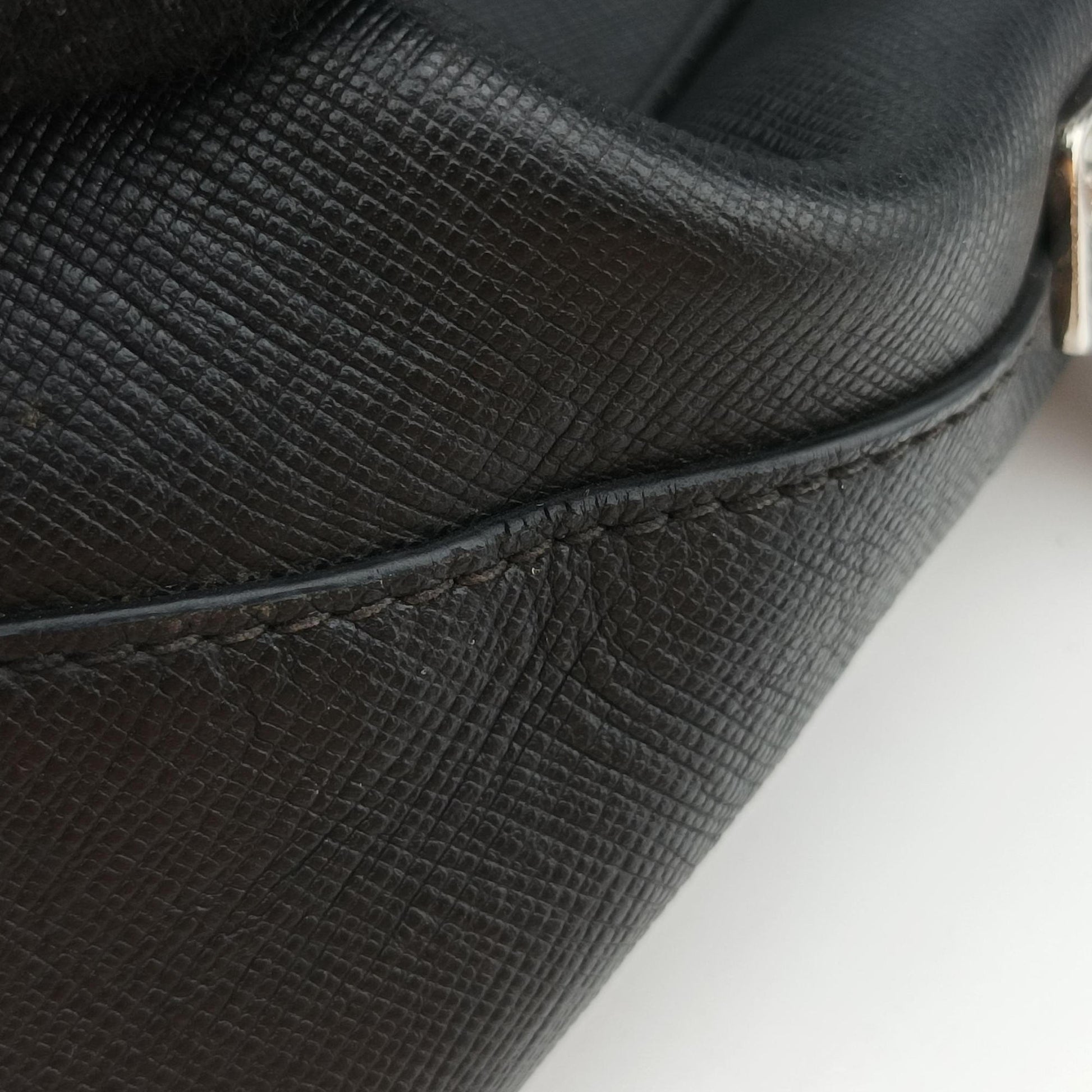 business bag briefcase Black SAFFIANO Leather 2VE363 58/F 173ビジネスバッグ ブリーフケース ブラック サフィアーノレザー 2VE363 58/F 173