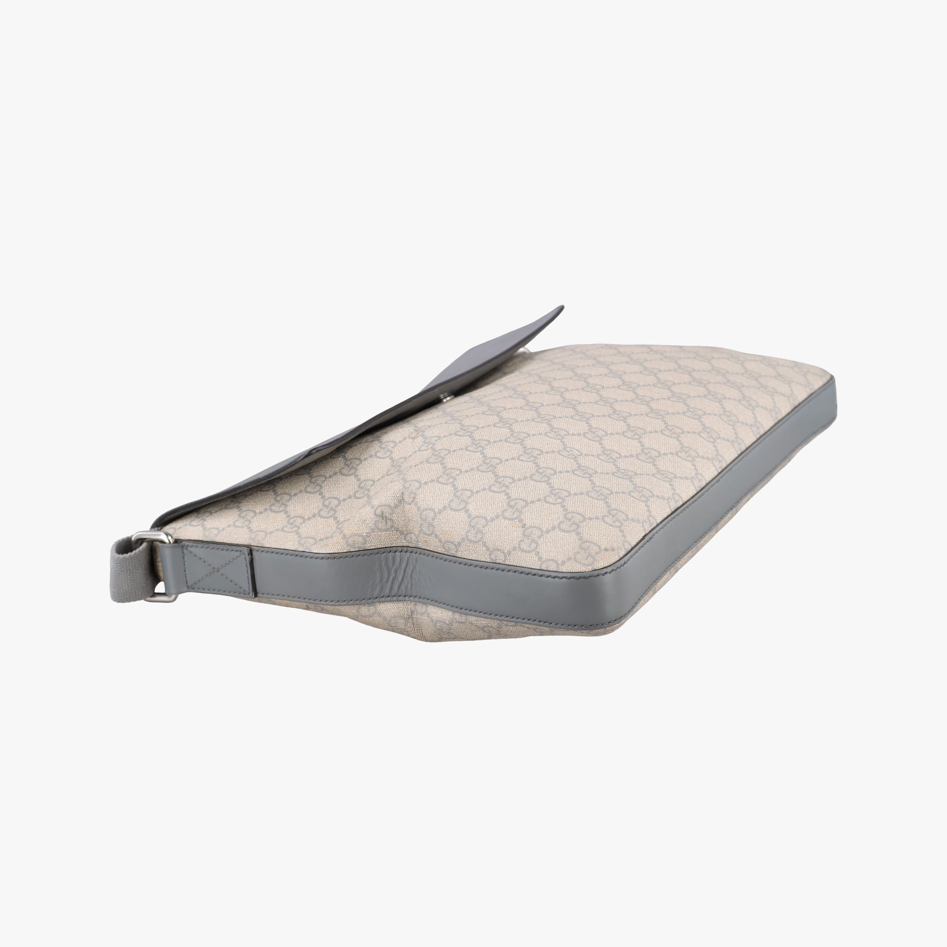 GG Supreme Messenger Beige×gray PVC coated canvas×Leather 353429 A016415092GGスプリーム メッセンジャー ベージュ×グレー PVCコーティングキャンバス×レザー 353429 A016415092