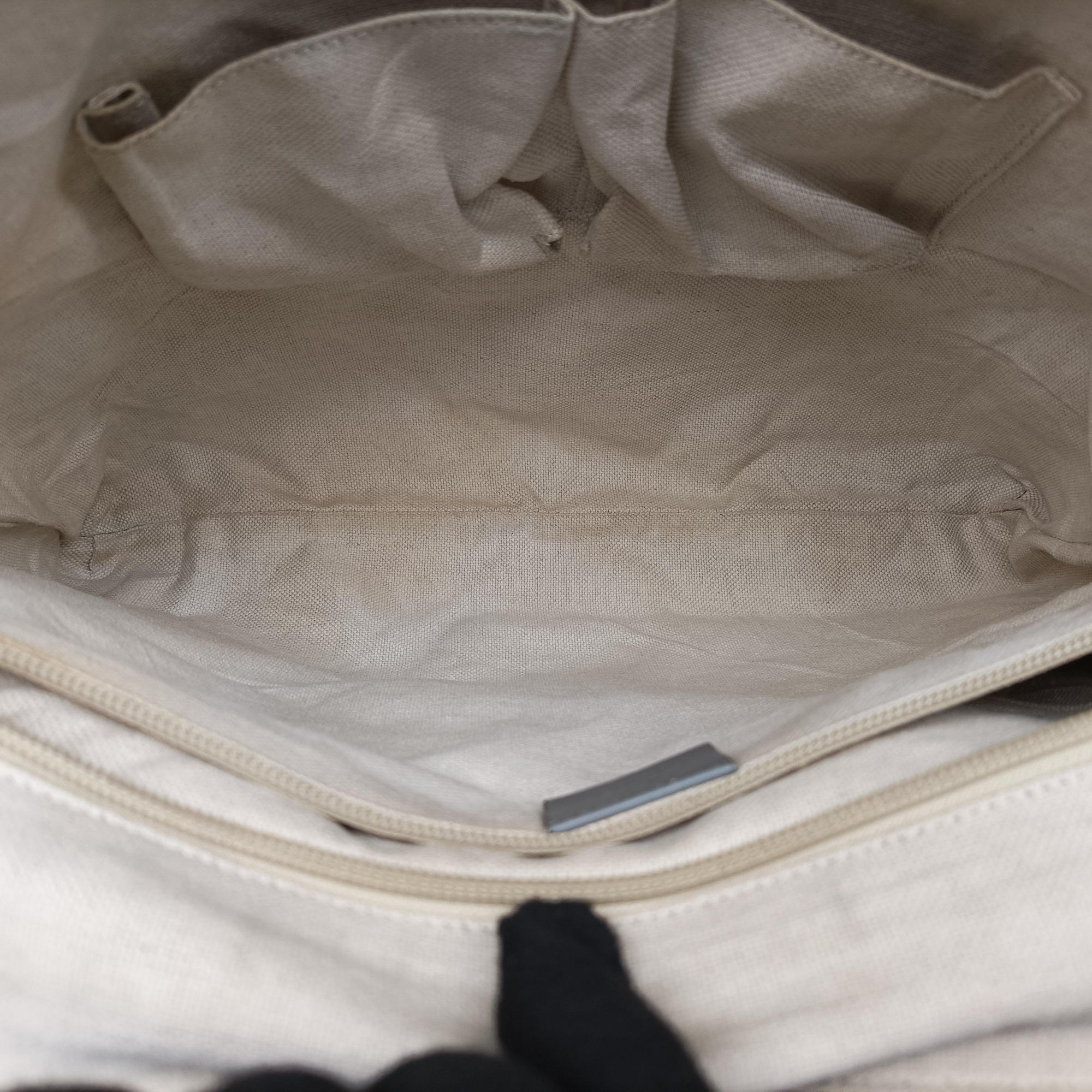 GG Supreme Messenger Beige×gray PVC coated canvas×Leather 353429 A016415092GGスプリーム メッセンジャー ベージュ×グレー PVCコーティングキャンバス×レザー 353429 A016415092