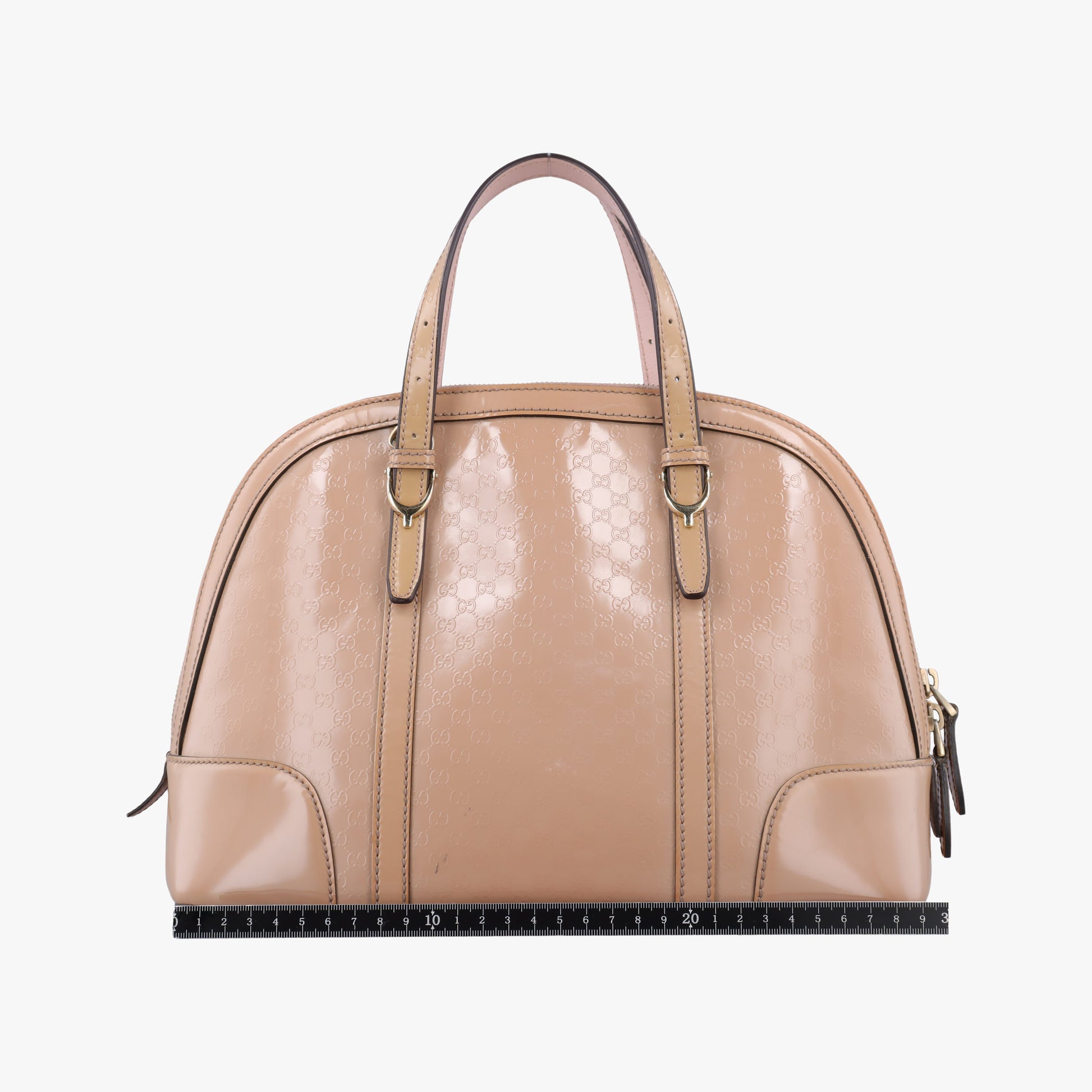 Microguccissima Beige Patent Leather 309617 B014877768マイクログッチシマ ベージュ パテント 309617 B014877768