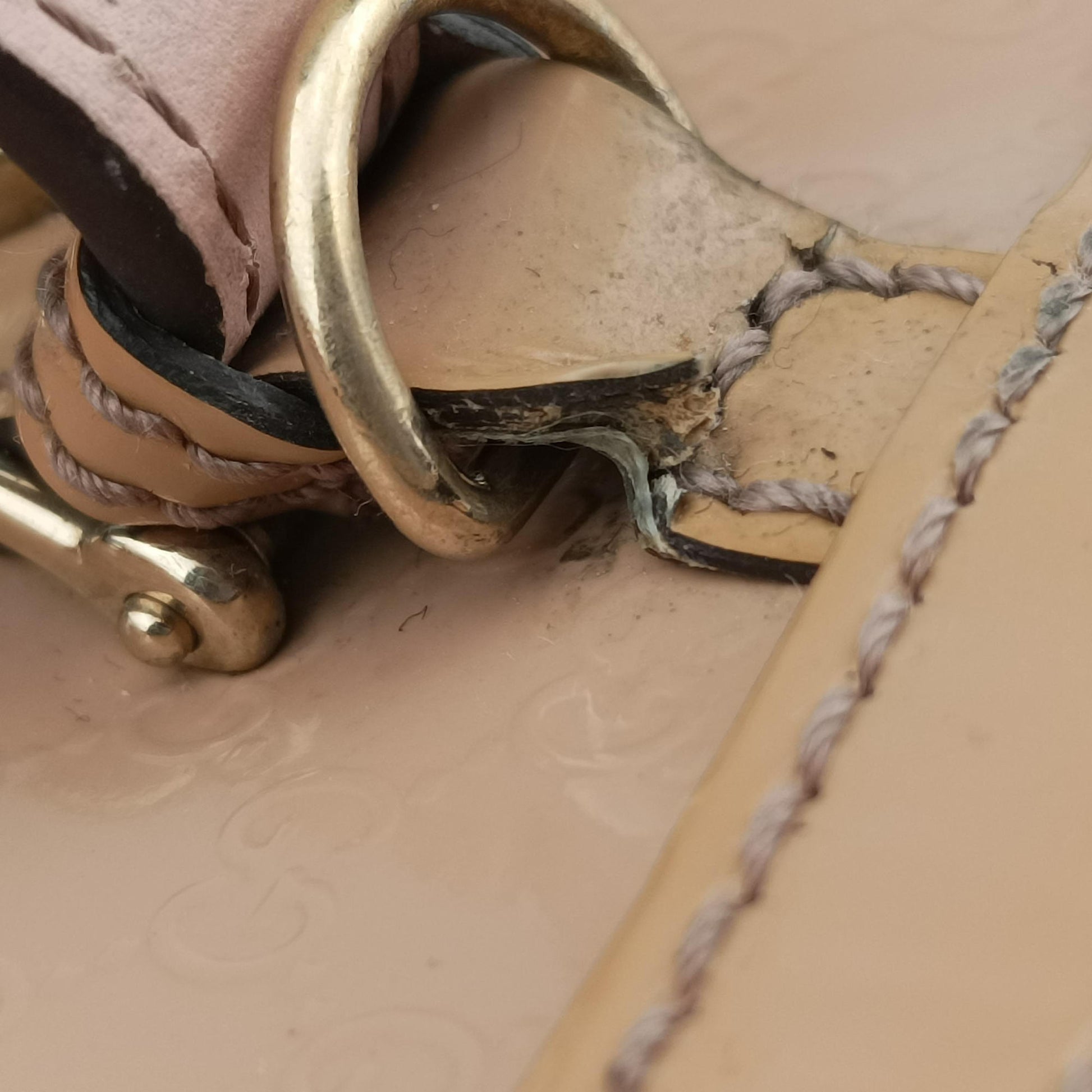 Microguccissima Beige Patent Leather 309617 B014877768マイクログッチシマ ベージュ パテント 309617 B014877768