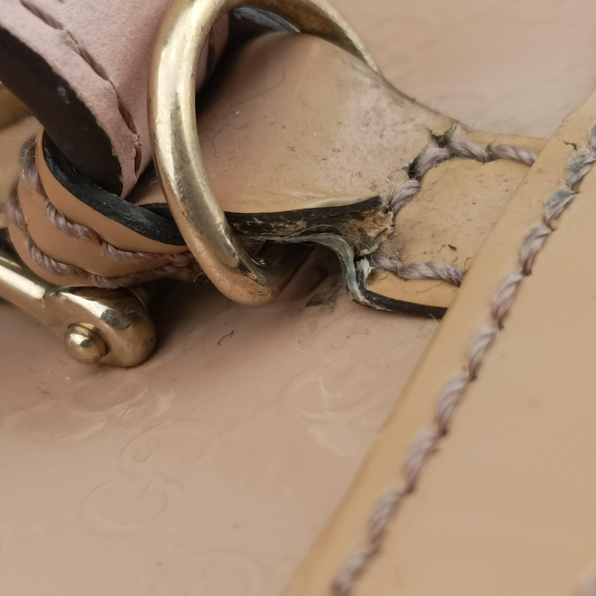 Microguccissima Beige Patent Leather 309617 B014877768マイクログッチシマ ベージュ パテント 309617 B014877768