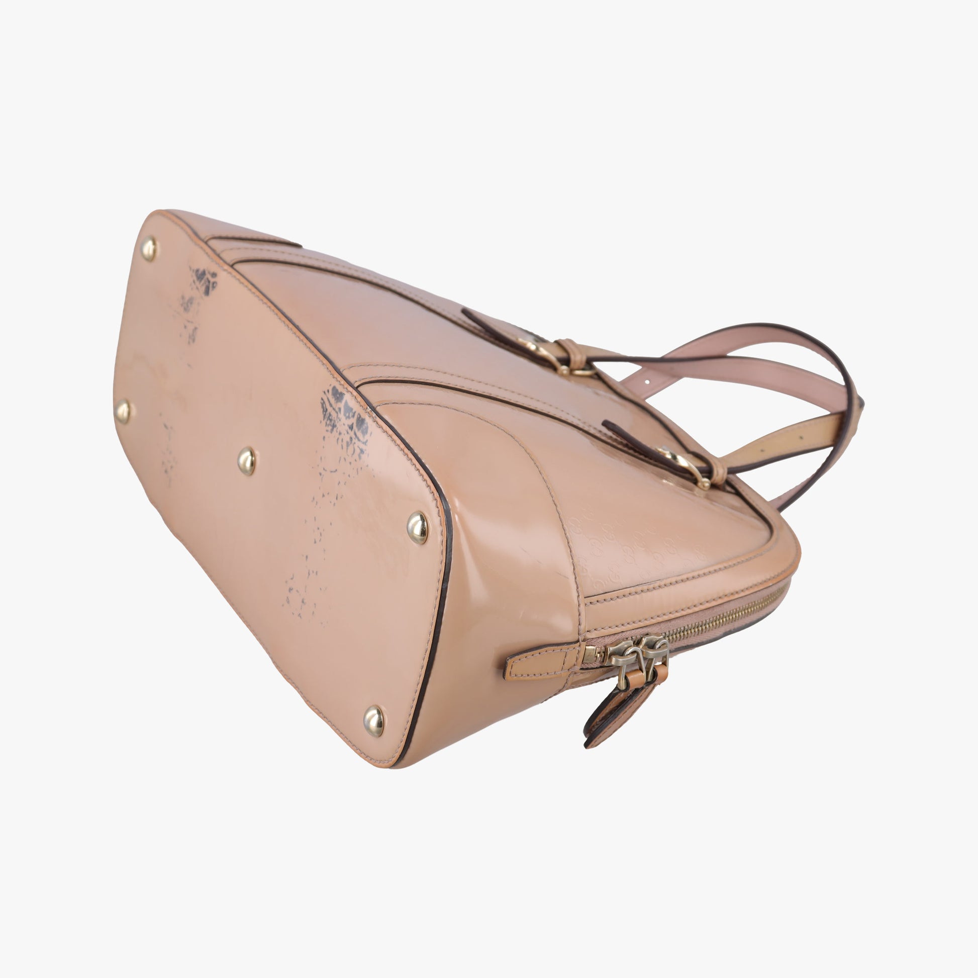 Microguccissima Beige Patent Leather 309617 B014877768マイクログッチシマ ベージュ パテント 309617 B014877768