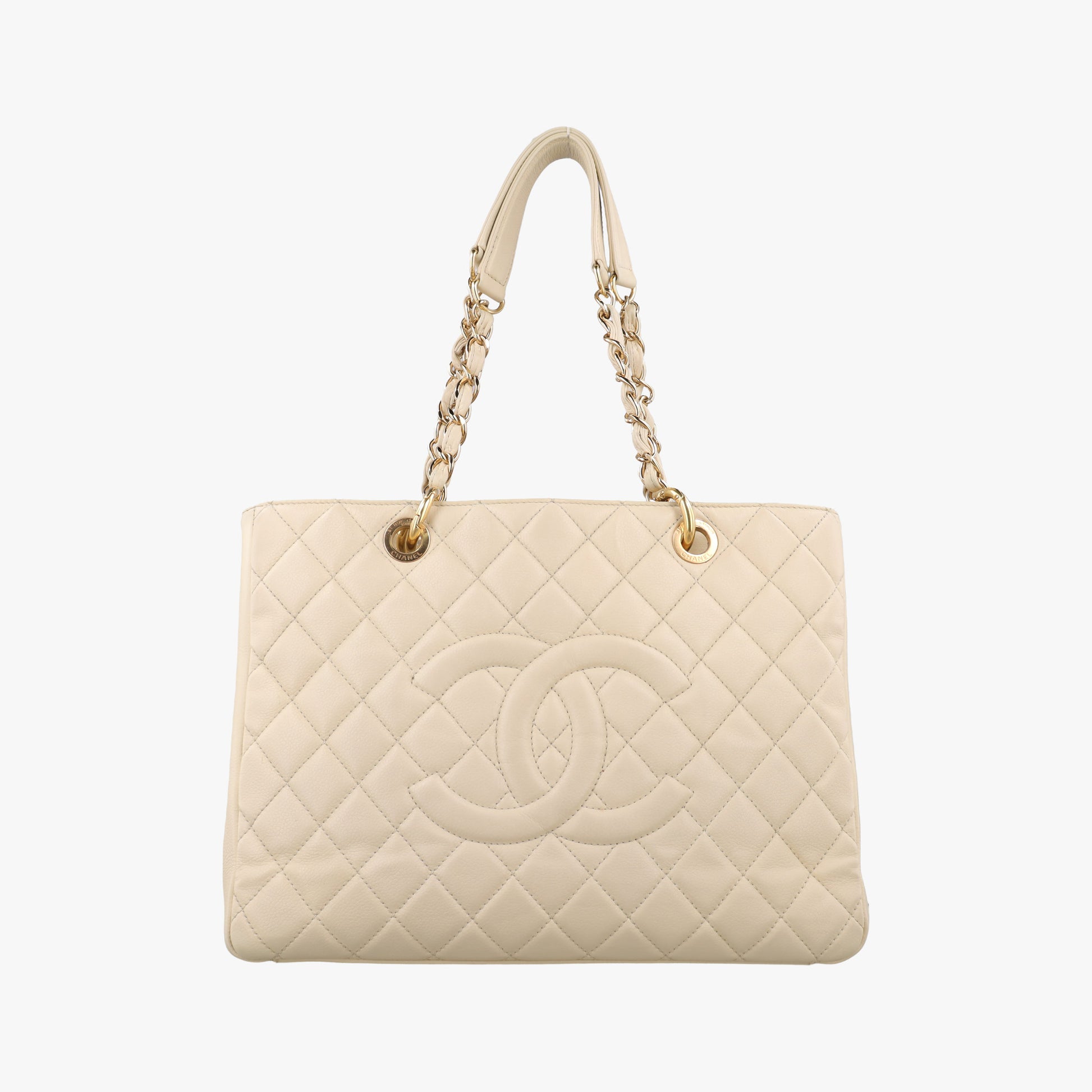 Matelasse Cocomark GST Beige caviar skin A50995 14479710マトラッセ ココマークGST ベージュ キャビアスキン A50995 14479710