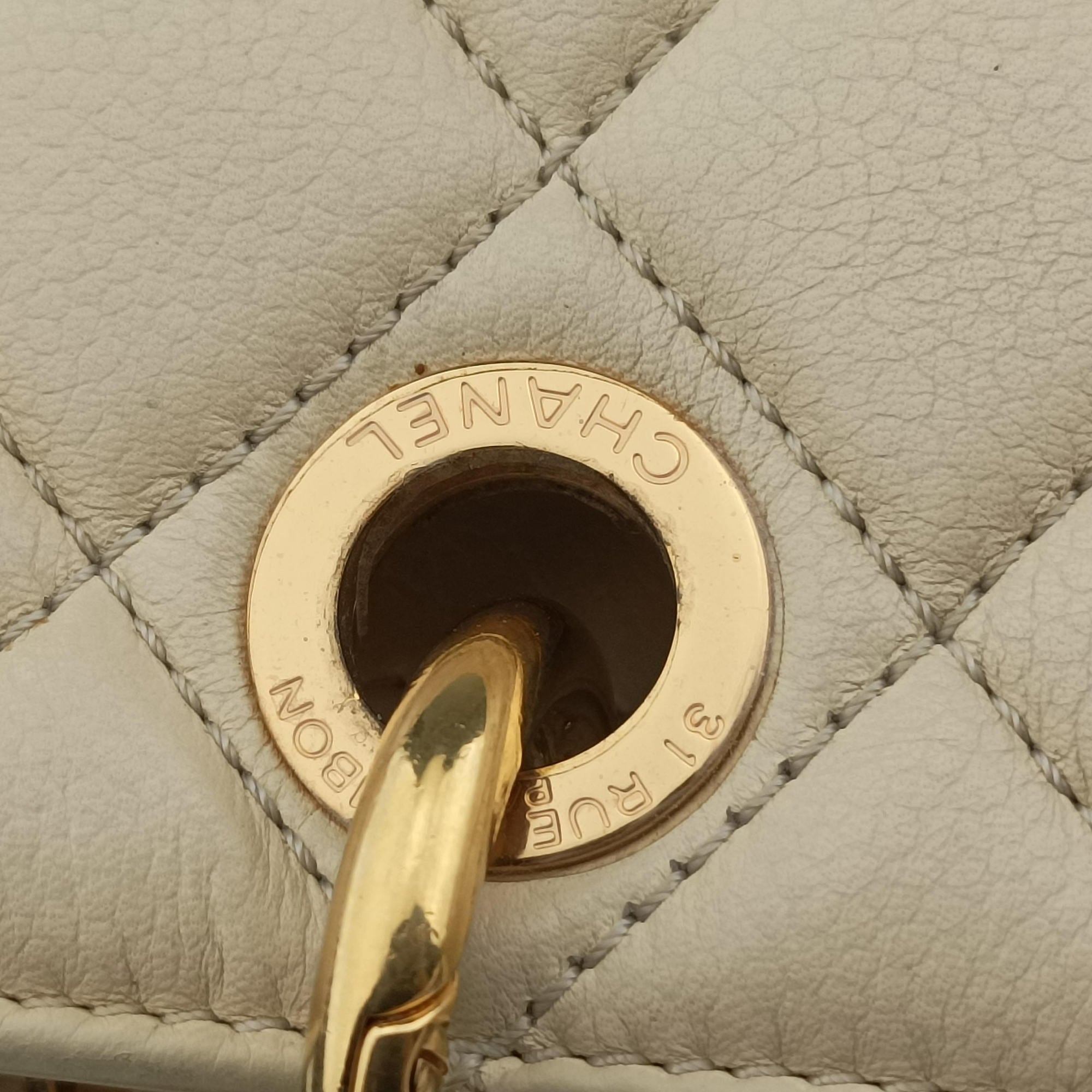 Matelasse Cocomark GST Beige caviar skin A50995 14479710マトラッセ ココマークGST ベージュ キャビアスキン A50995 14479710