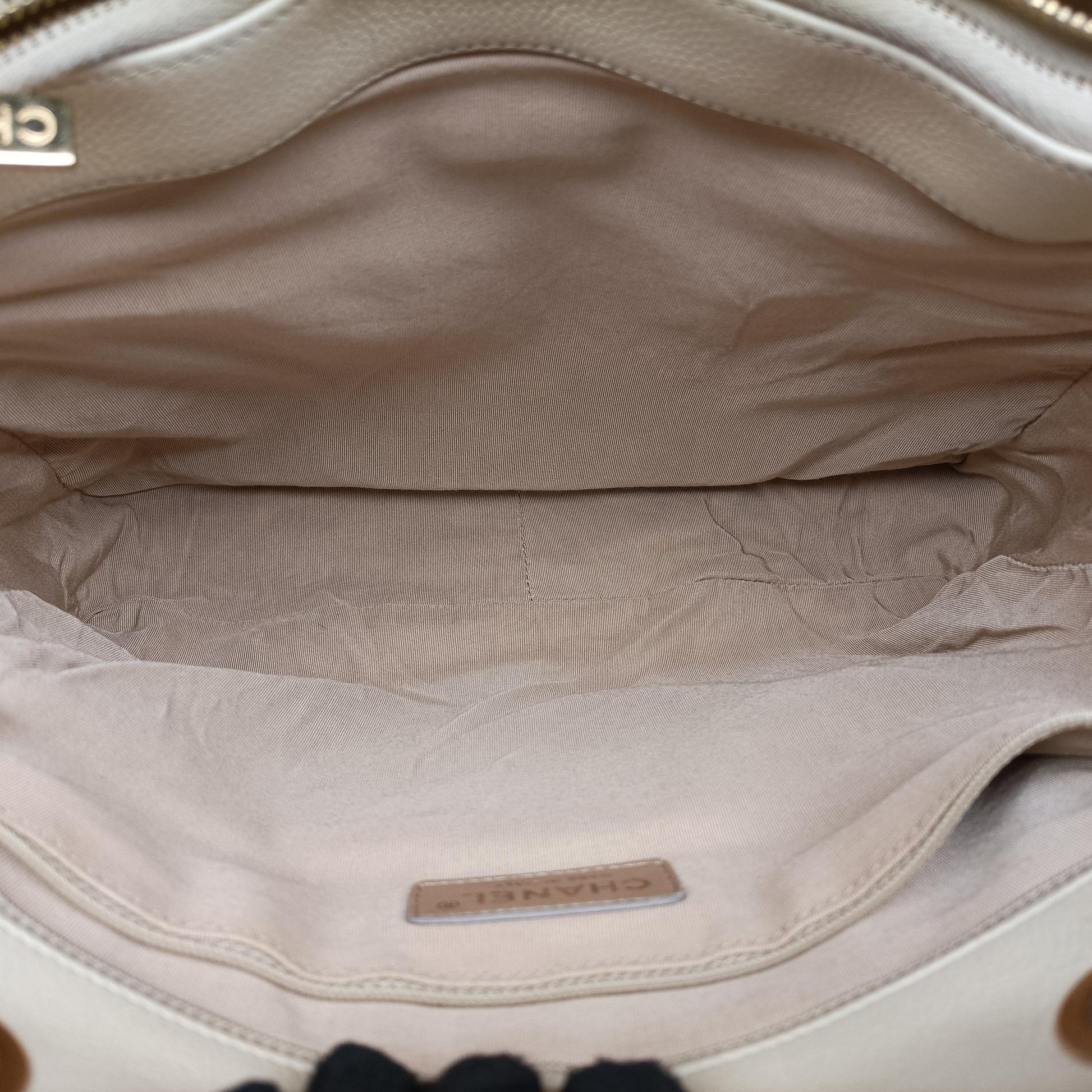 Matelasse Cocomark GST Beige caviar skin A50995 14479710マトラッセ ココマークGST ベージュ キャビアスキン A50995 14479710