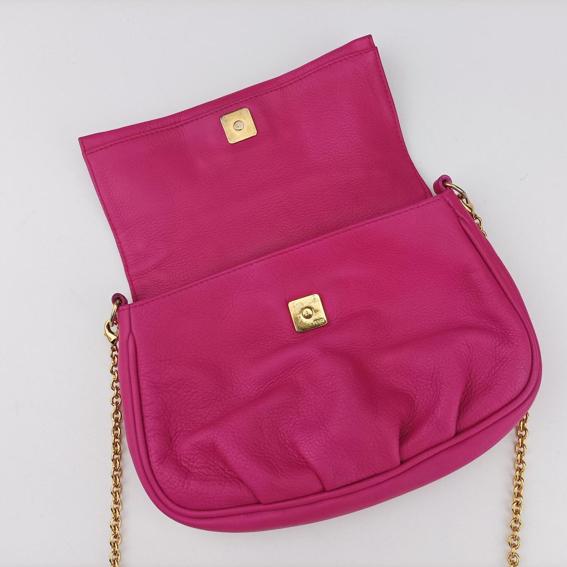 Fendista Pochette Rose Leather 8M0276 8M0276-ANG-128-2566フェンディスタ ポシェット ローズ レッド レザー 8M0276 8M0276-ANG-128-2566