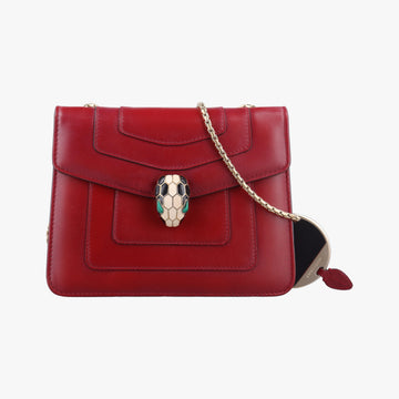 SERPENTI FOREVER Red Leather AF.F18.280159セルペンティ フォーエバー レッド レザー AF.F18.280159