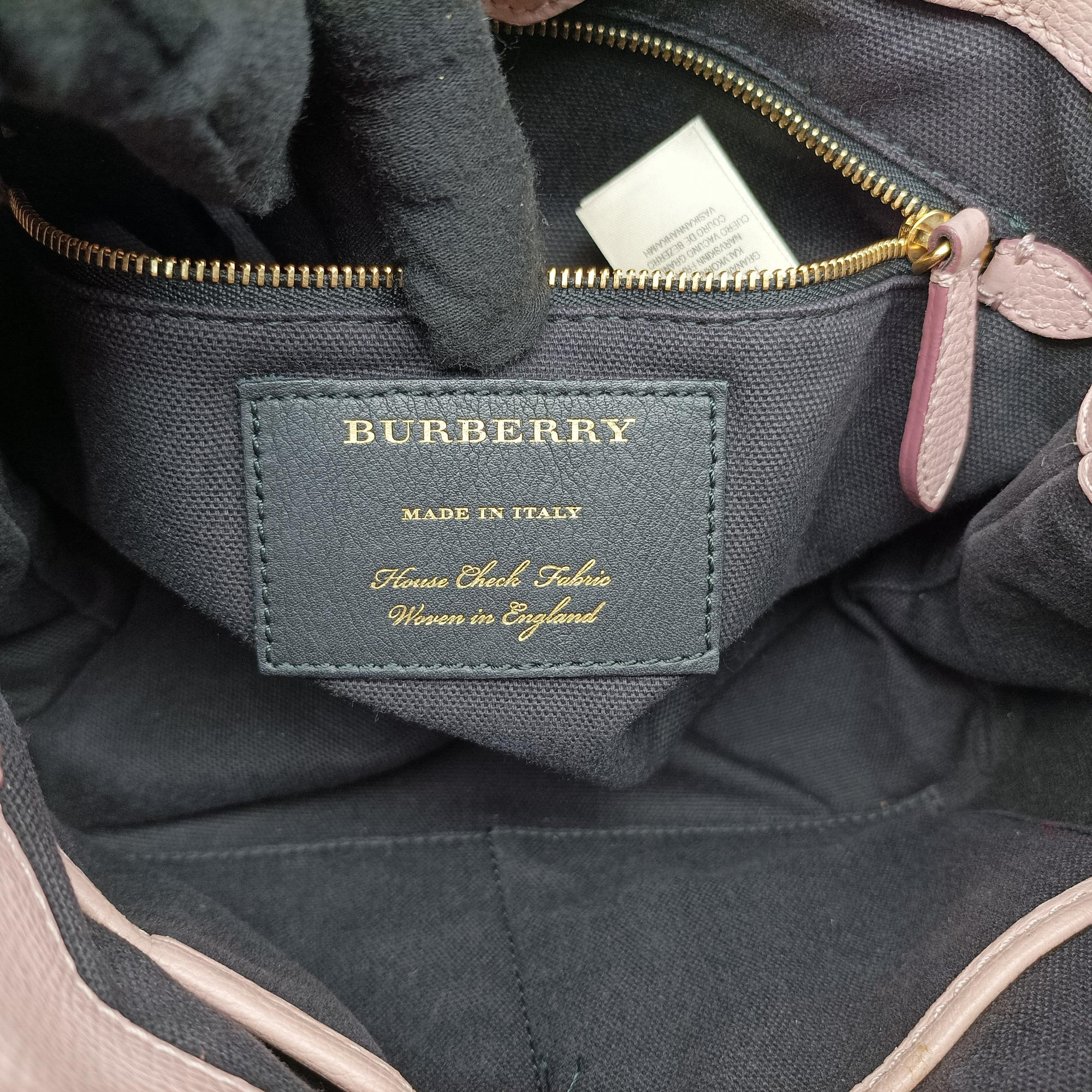 House Check The Banner Pink Leather × canvas ITCF&10SCAハウスチェック バナー ピンク レザー×キャンバス ITCF&10SCA