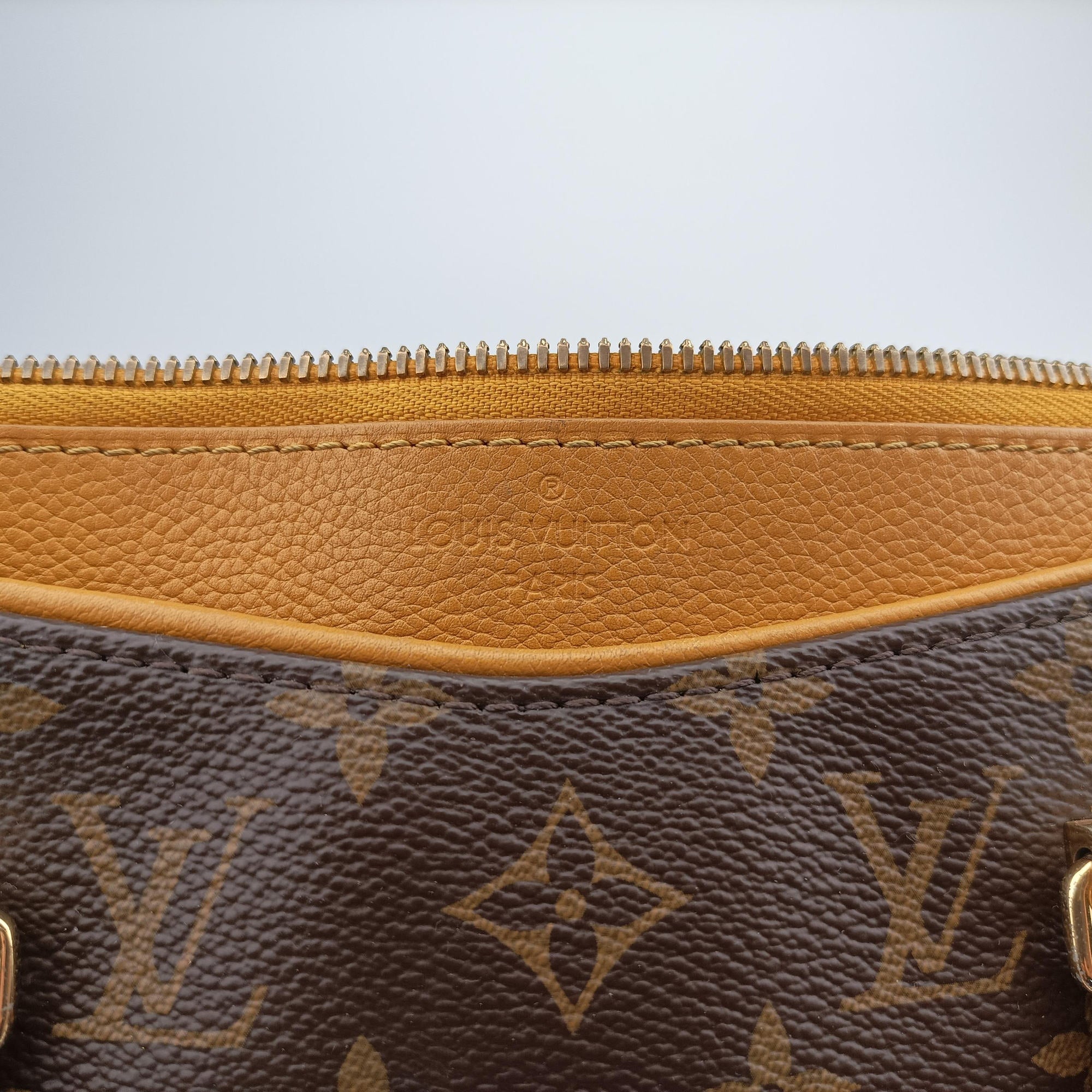 PALLAS brown×SAFRAN Monogram Canvas×calf leather M40929 SP4133パラス モノグラム/ブラウン×サフラン モノグラムキャンバス×カーフレザー M40929 SP4133