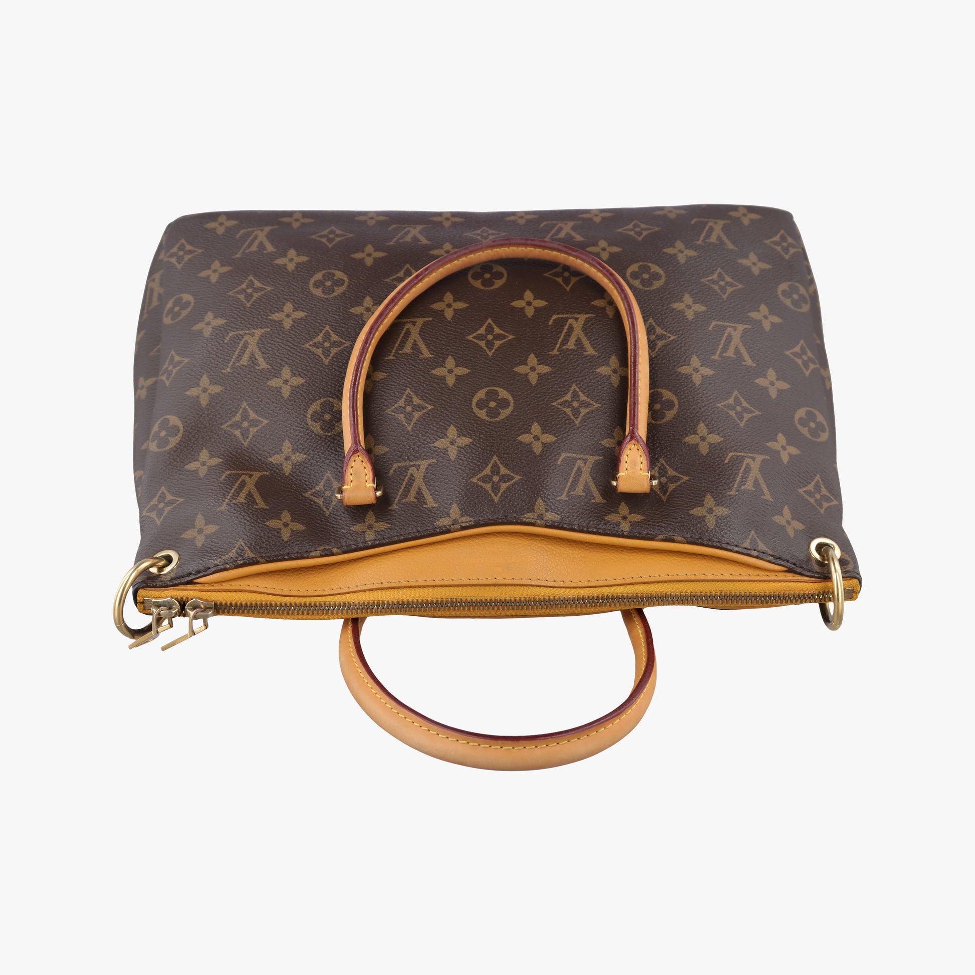 PALLAS brown×SAFRAN Monogram Canvas×calf leather M40929 SP4133パラス モノグラム/ブラウン×サフラン モノグラムキャンバス×カーフレザー M40929 SP4133