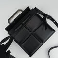Padded Messenger Mini Trunk Black lambskin IC Chipパデッド メッセンジャー ミニトランク ブラック ラムスキン ICチップ