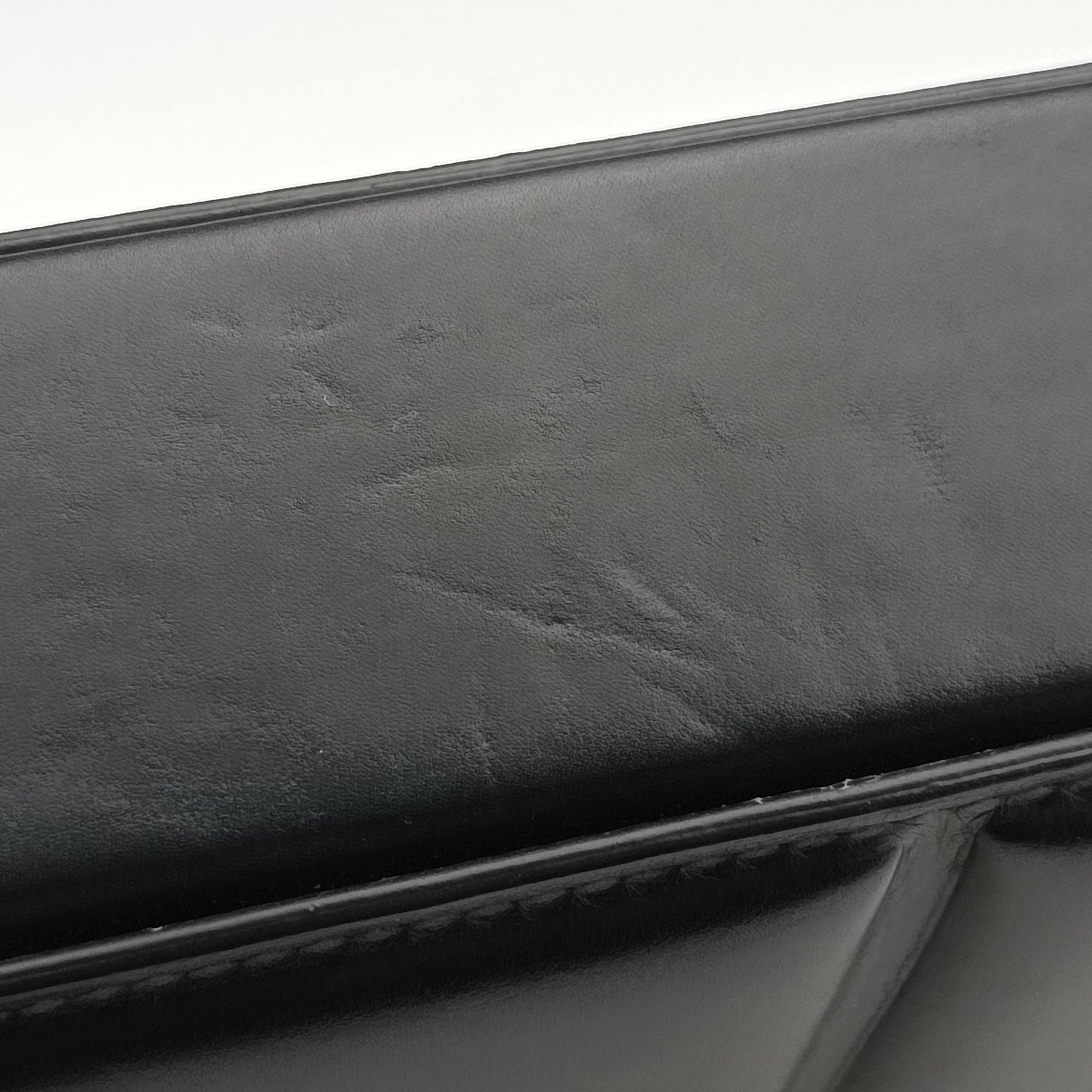 Padded Messenger Mini Trunk Black lambskin IC Chipパデッド メッセンジャー ミニトランク ブラック ラムスキン ICチップ