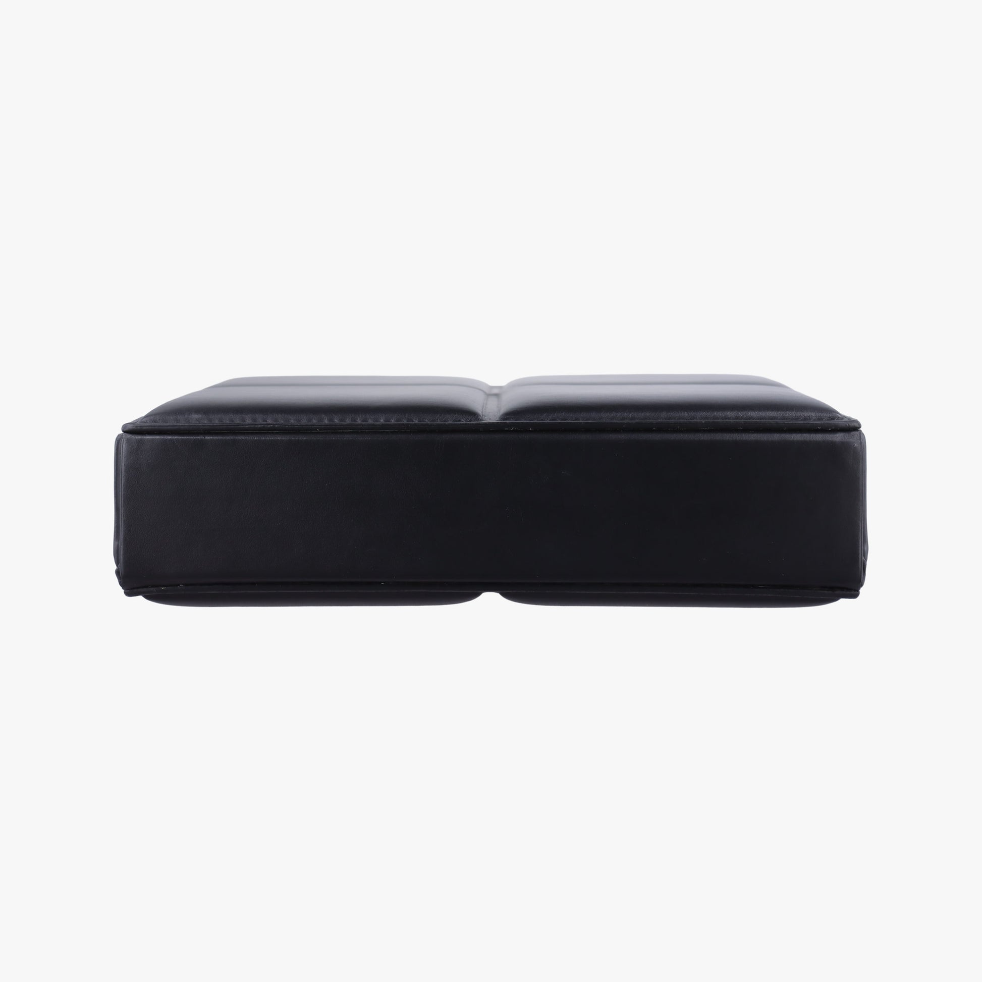 Padded Messenger Mini Trunk Black lambskin IC Chipパデッド メッセンジャー ミニトランク ブラック ラムスキン ICチップ