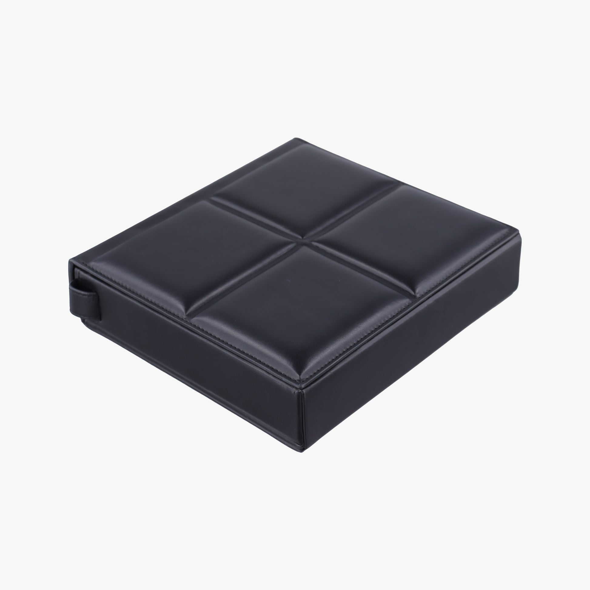 Padded Messenger Mini Trunk Black lambskin IC Chipパデッド メッセンジャー ミニトランク ブラック ラムスキン ICチップ