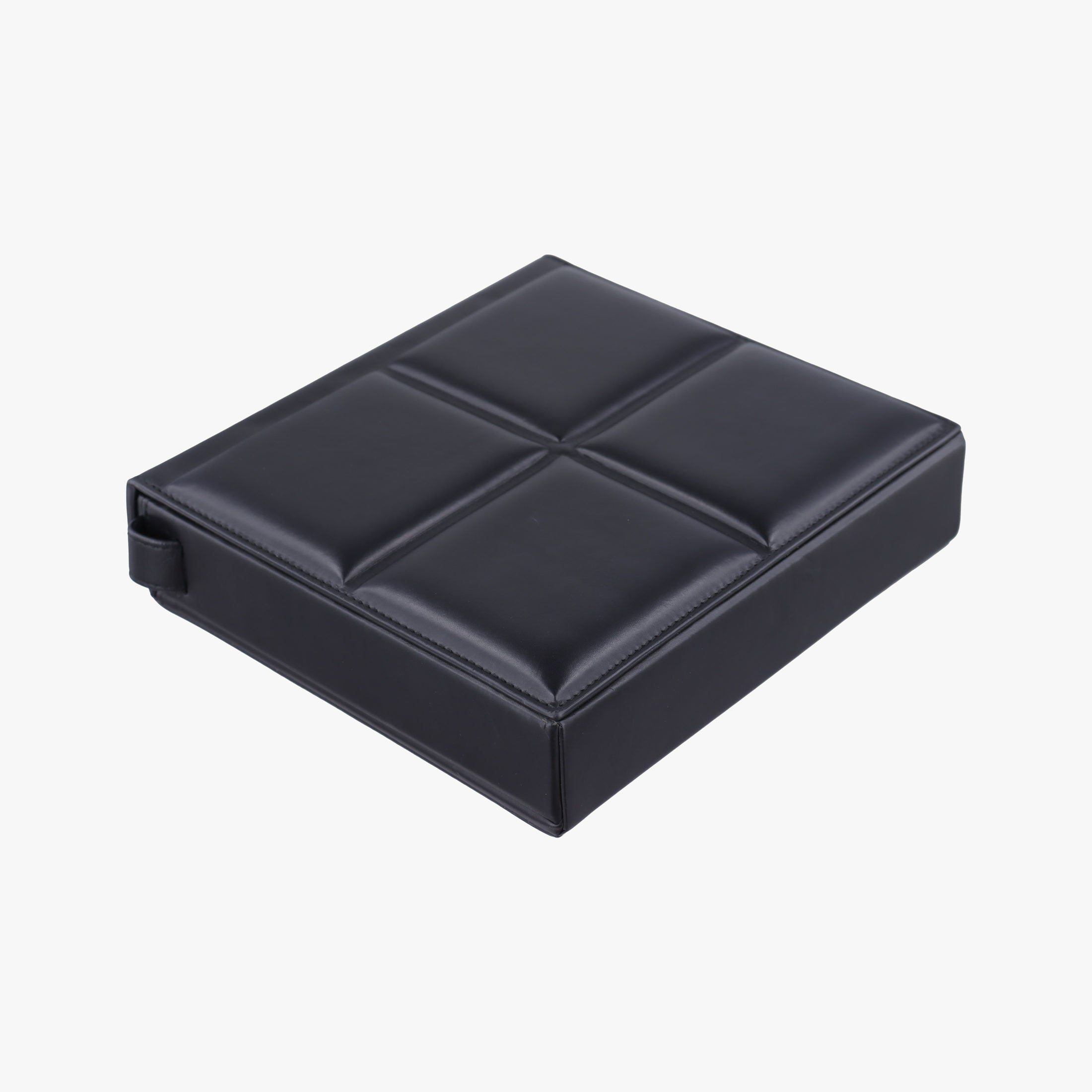 Padded Messenger Mini Trunk Black lambskin IC Chipパデッド メッセンジャー ミニトランク ブラック ラムスキン ICチップ