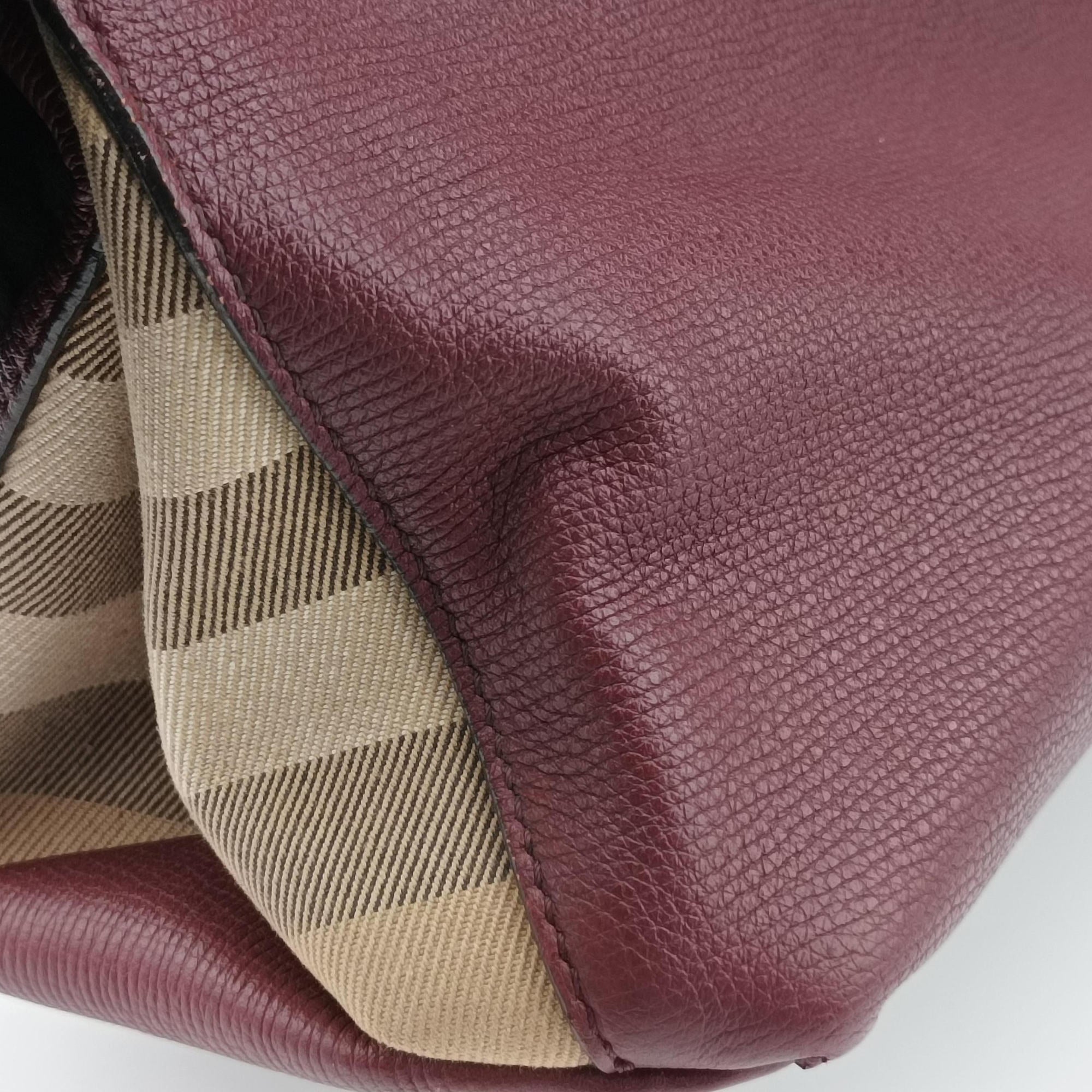 The Banner Burgundy×Multicolor Leather × canvas ITCFAND10SCA 3963037/65Fバナー ワインレッド×マルチカラー レザー×キャンバス ITCFAND10SCA 3963037/65F