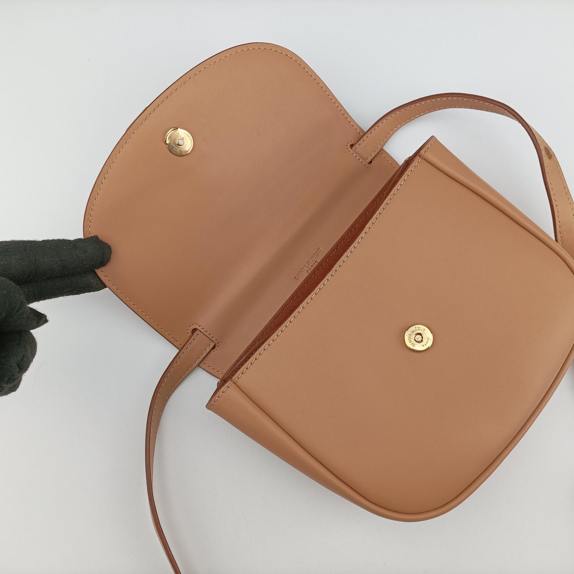 KAIA Beige Leather 619740 GNR619740.0920カイア ベージュ レザー 619740 GNR619740.0920