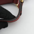 Doraemon collaboration Brown x red PVC coated canvas×Leather 655597 C034153879ドラえもんコラボ ブラウンxレッド PVCコーティングキャンバス×レザー 655597 C034153879