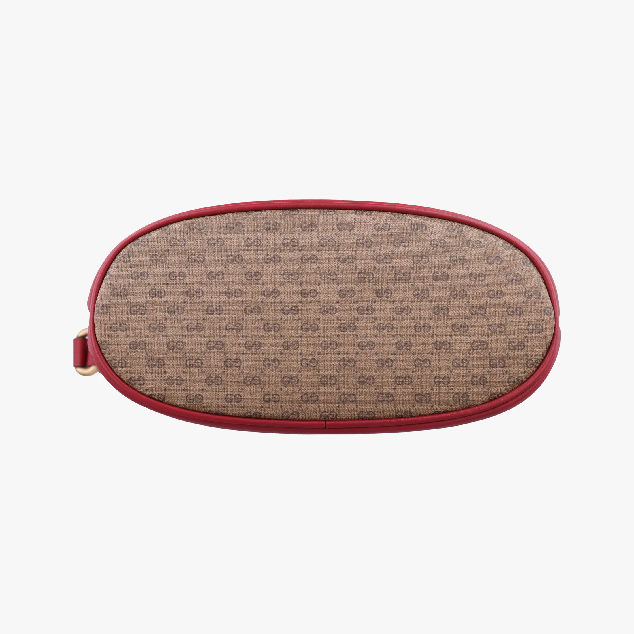 Doraemon collaboration Brown x red PVC coated canvas×Leather 655597 C034153879ドラえもんコラボ ブラウンxレッド PVCコーティングキャンバス×レザー 655597 C034153879