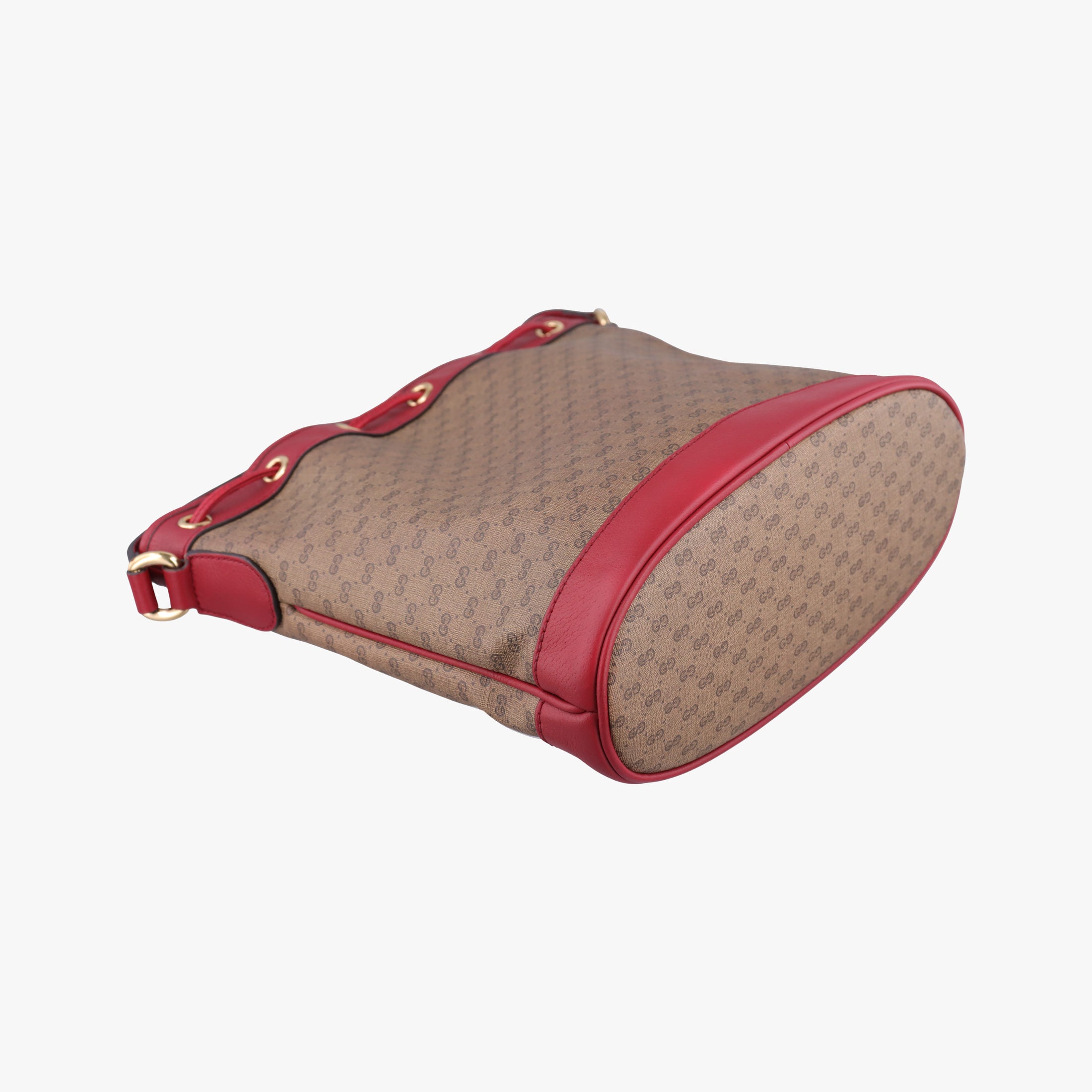Doraemon collaboration Brown x red PVC coated canvas×Leather 655597 C034153879ドラえもんコラボ ブラウンxレッド PVCコーティングキャンバス×レザー 655597 C034153879