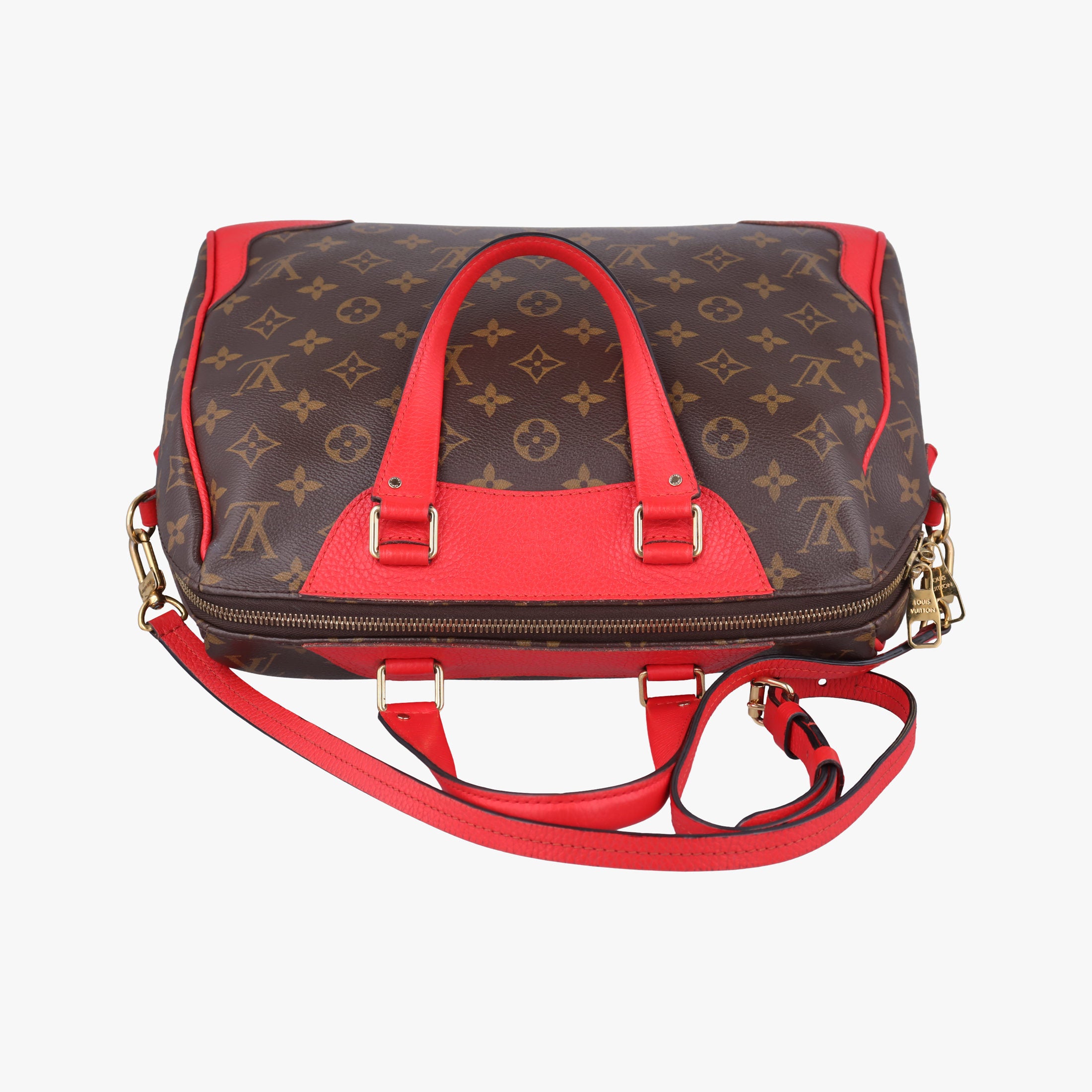 RETIRO PM brown×CERISE Monogram Canvas×calf leather M40546 DR0145レティーロPM モノグラム/ブラウン×スリーズ モノグラムキャンバス×カーフレザー M40546 DR0145