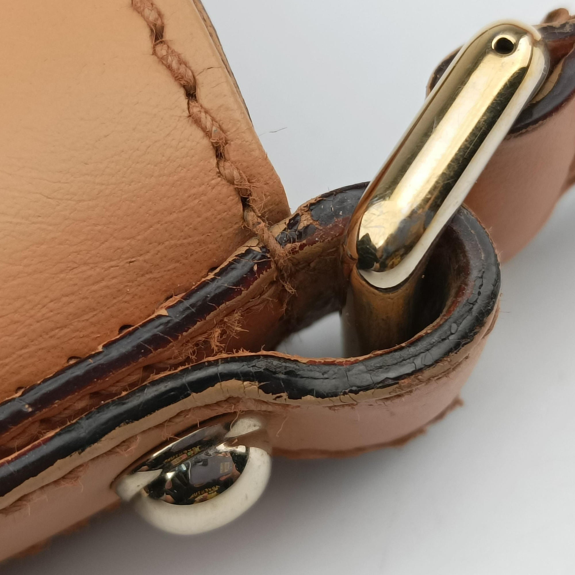 Horsebit Hobo Ivory×Pink×Multicolor canvas×leather 137388 ホースビット ホーボー アイボリー×ピンク×マルチカラー キャンバス×レザー 137388 