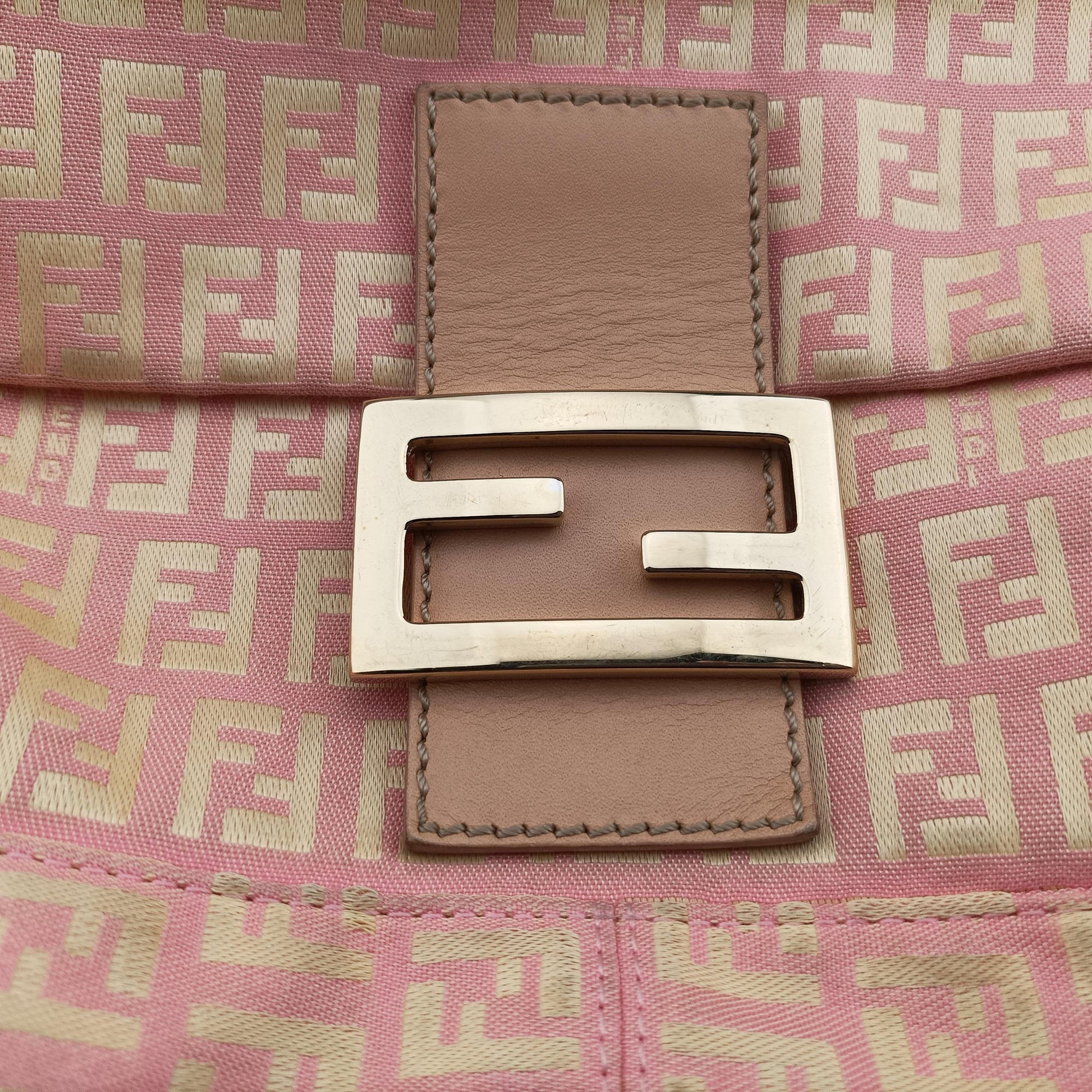 Mama Baguette Zucchino PinkｘBeige Canvas 8BR001 Lot number unknownマンマバケット ズッキーノ柄 ピンクｘベージュ キャンバス 8BR001 製番不明